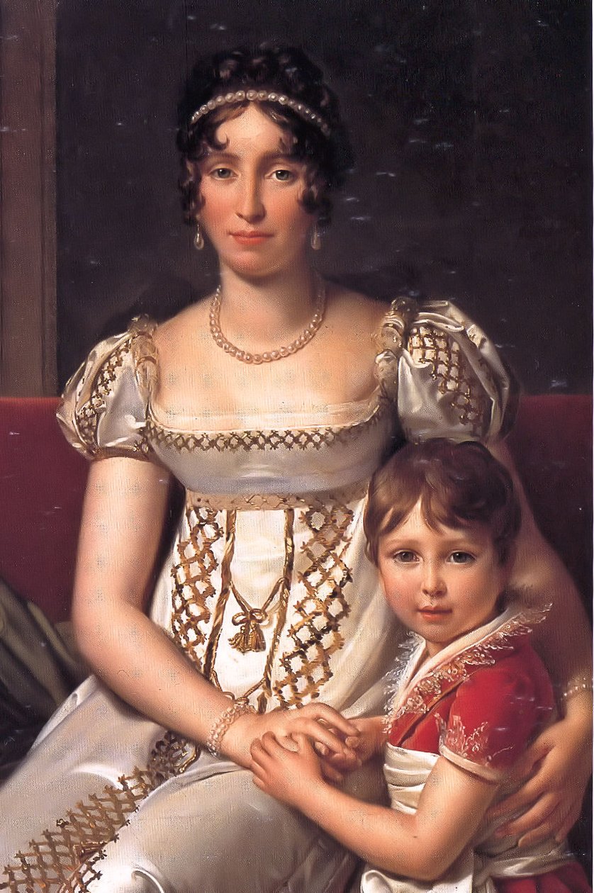 Hortense de Beauharnais with her son Napoleon Charles Bonaparte by Baron François Pascal Simon Gérard