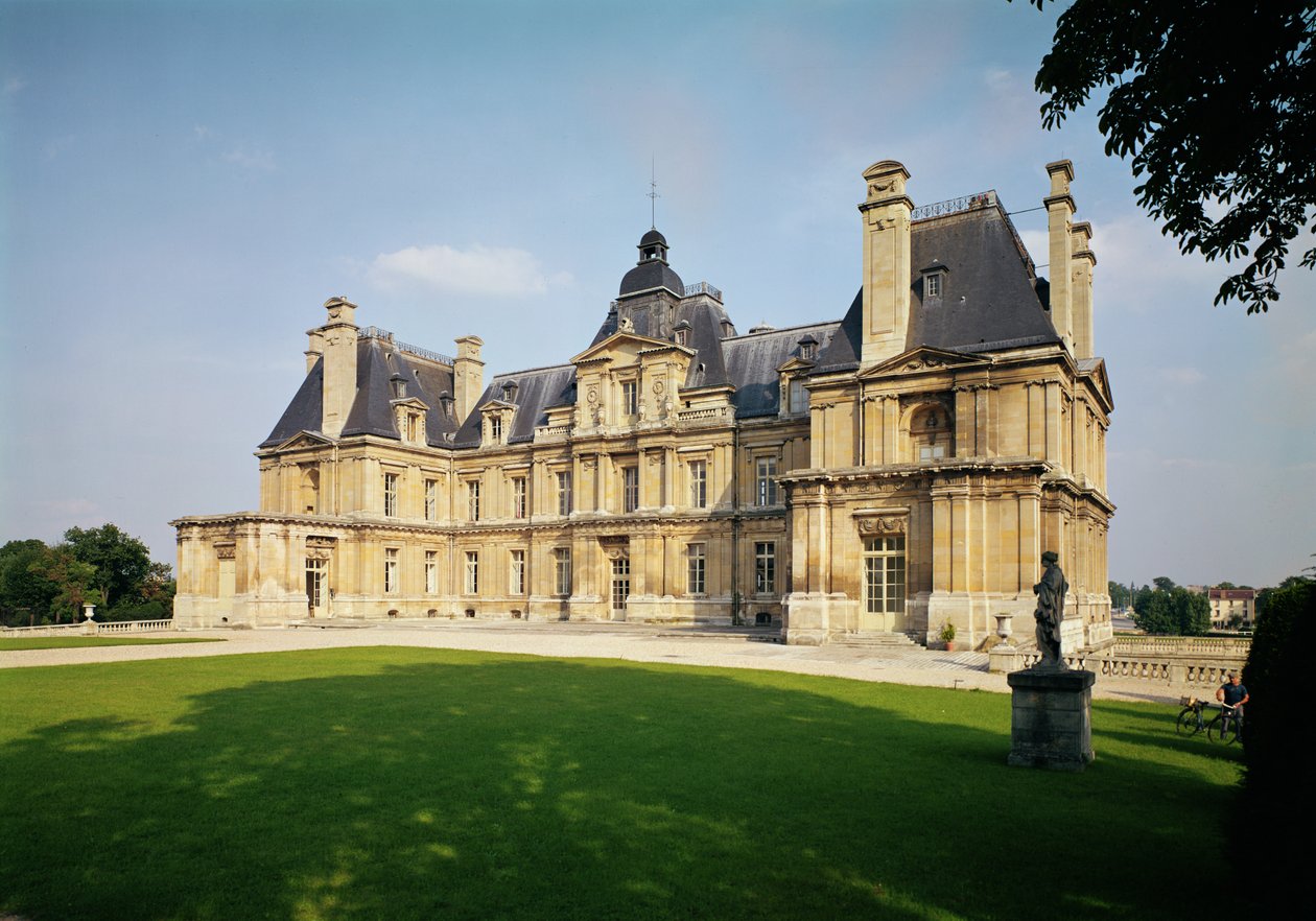 View of the West Facade of Chateau de Maisons-Laffitte, built 1642-51 by Francois Mansart