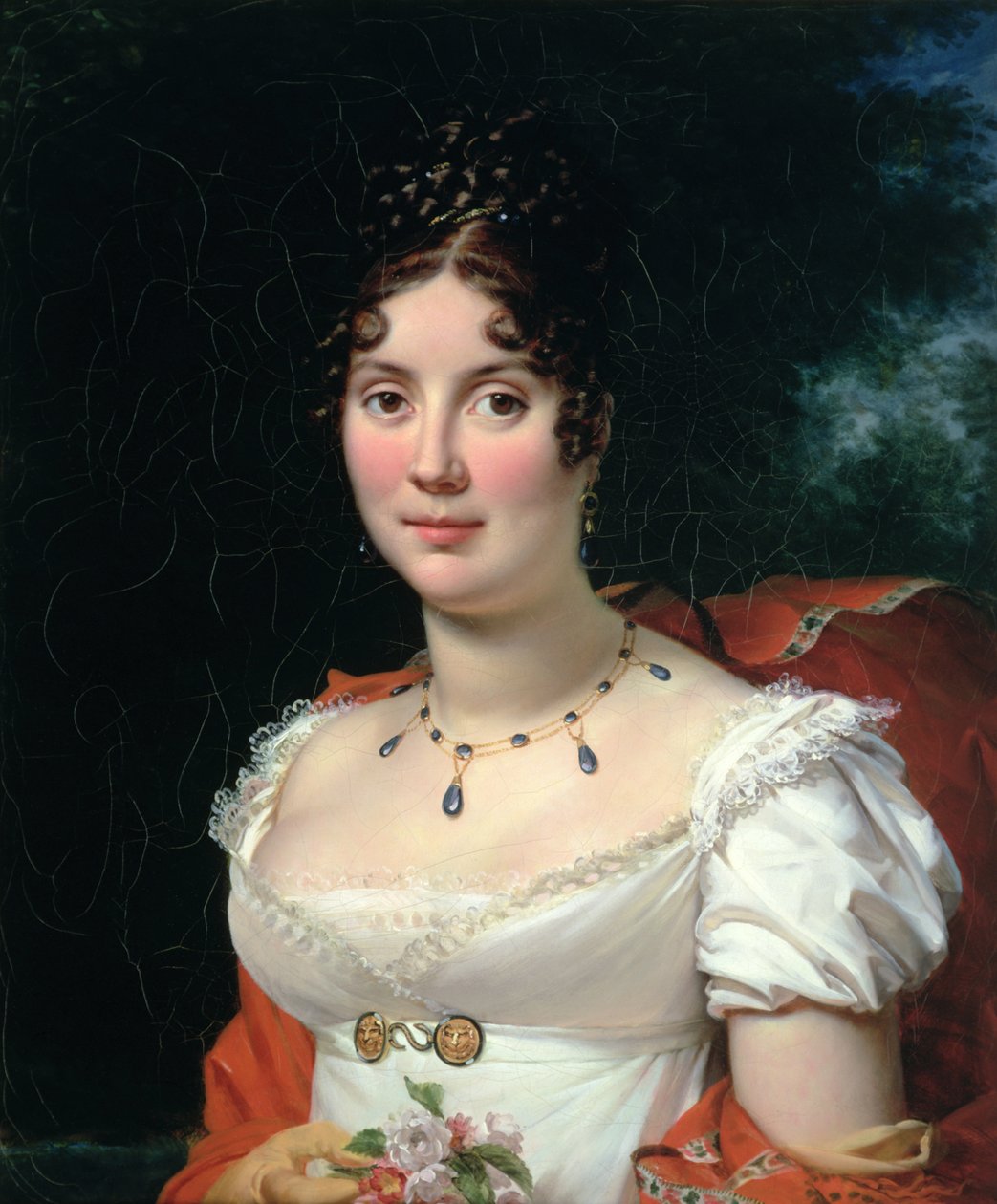 Portrait of a Lady in an Empire Dress by Baron François Pascal Simon Gérard