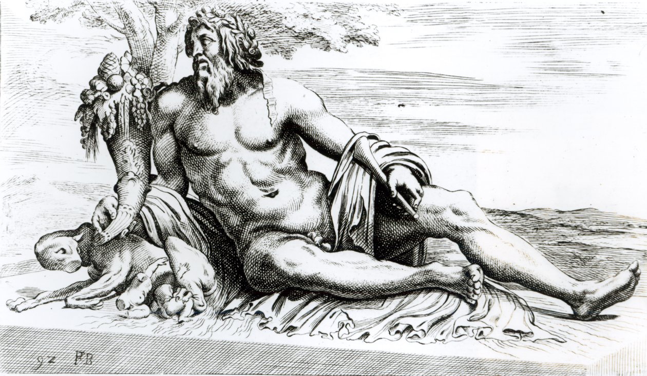 River Tiber, c.1653 by Francois Perrier
