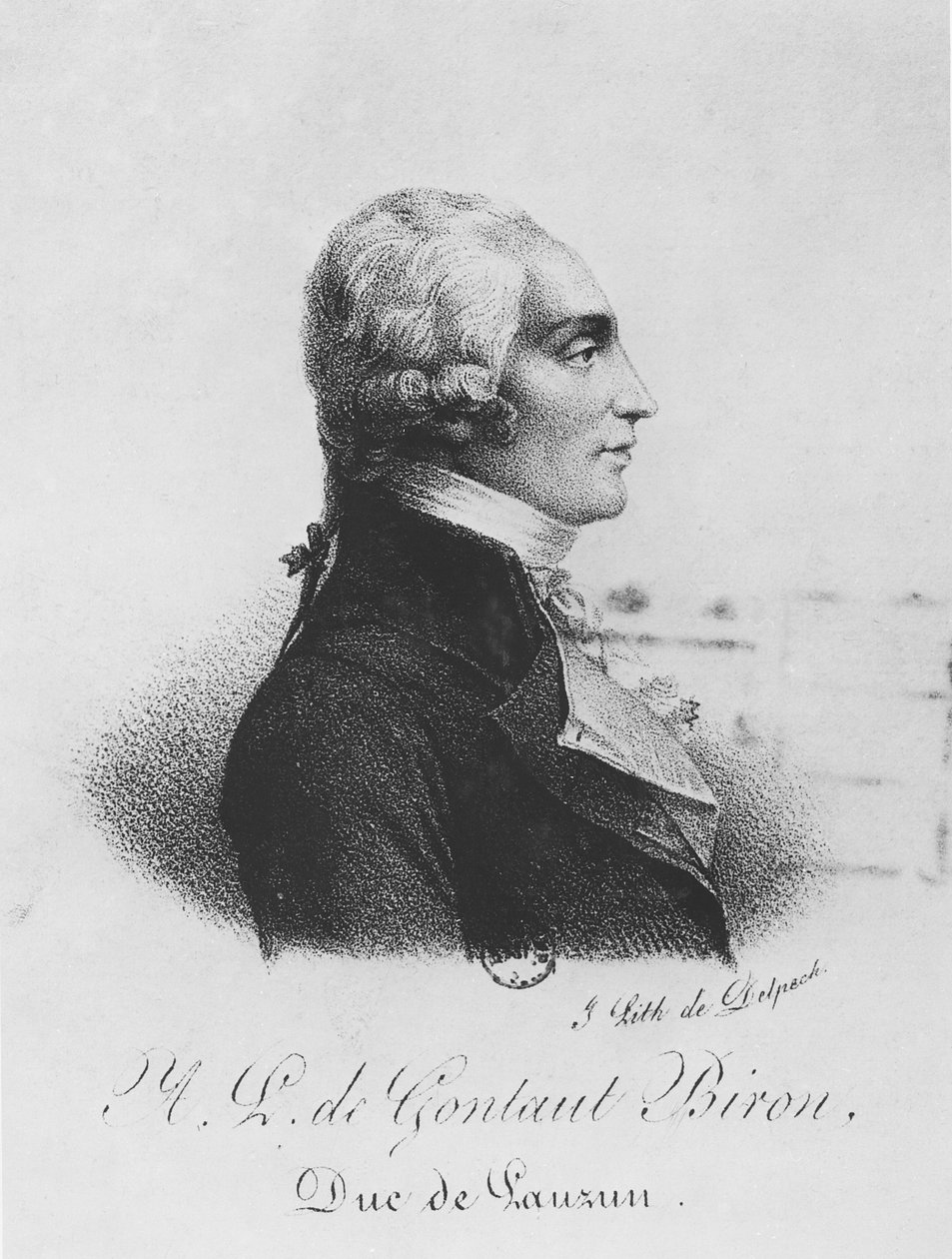 Armand de Gontaut, Duke of Biron by Francois Seraphin Delpech