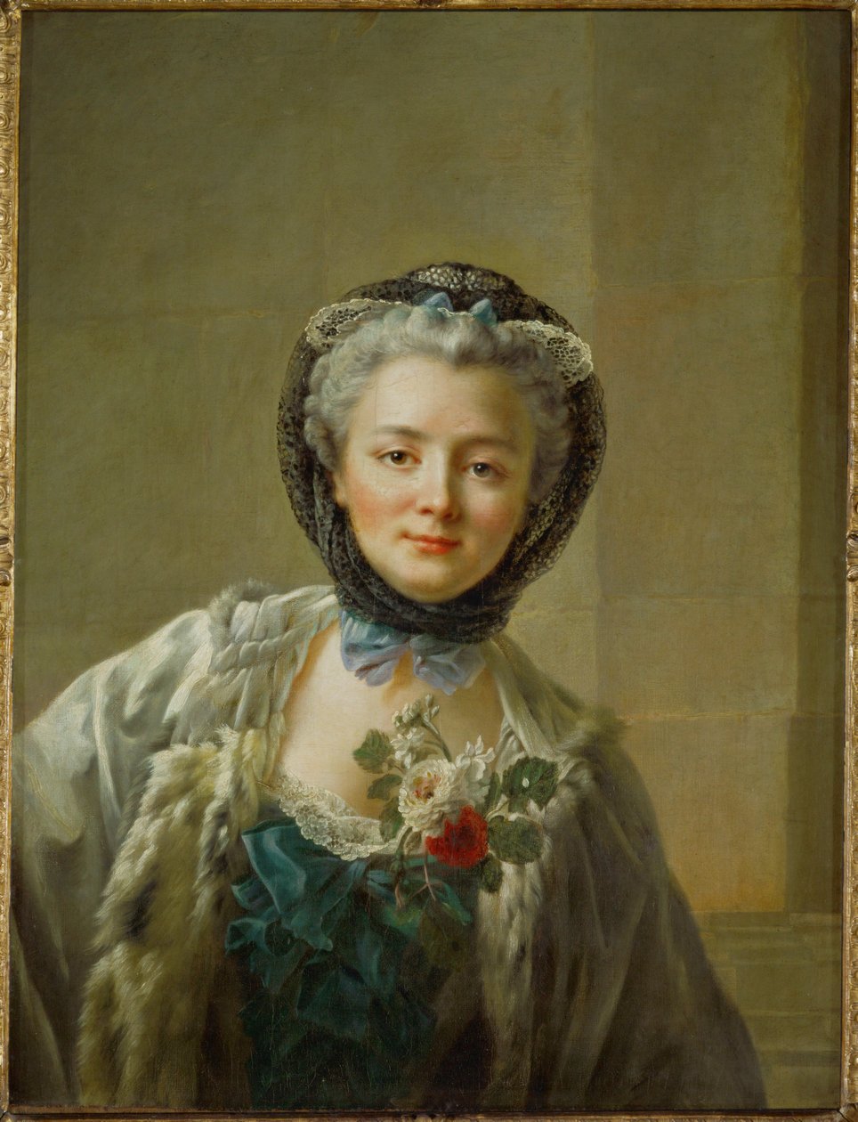 Mme. Drouais, nee Anne-Francoise Dore by Francois Hubert Drouais