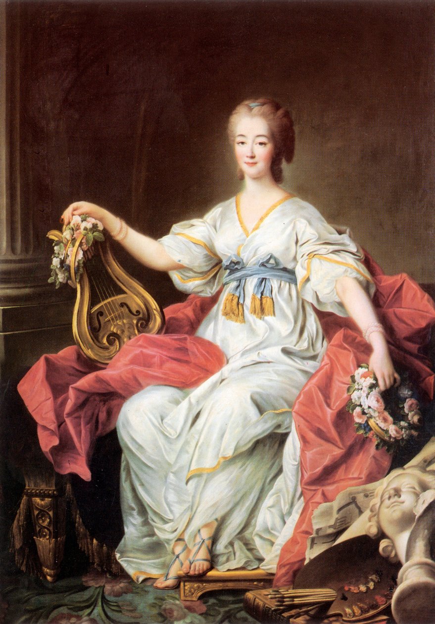 Portrait of the Countess Jeanne du Barry by Francois Hubert Drouais