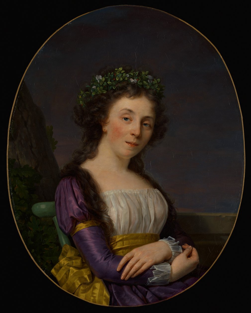 Portrait of Marie-Louise Joubert, née Poulletier de Perigny by Francois-Xavier Fabre