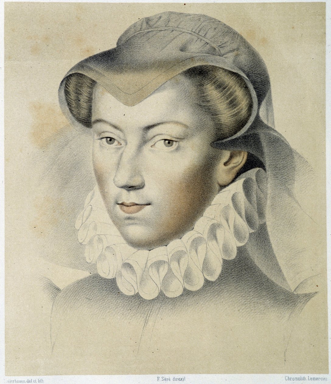 Louise of Lorraine by Francois (after) Clouet