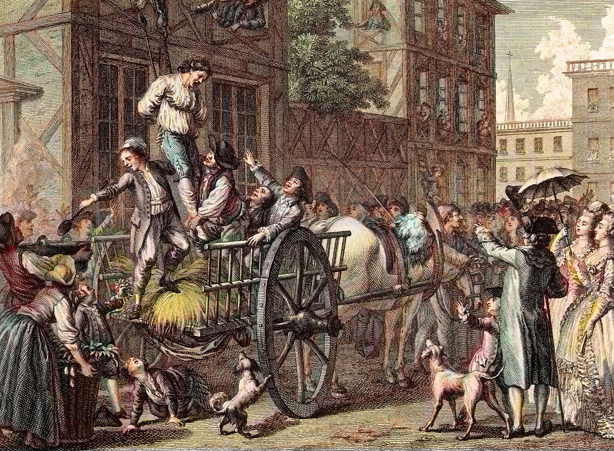 The Assault on John Malcolm, Boston, January 25 by Francois (after) Godefroy
