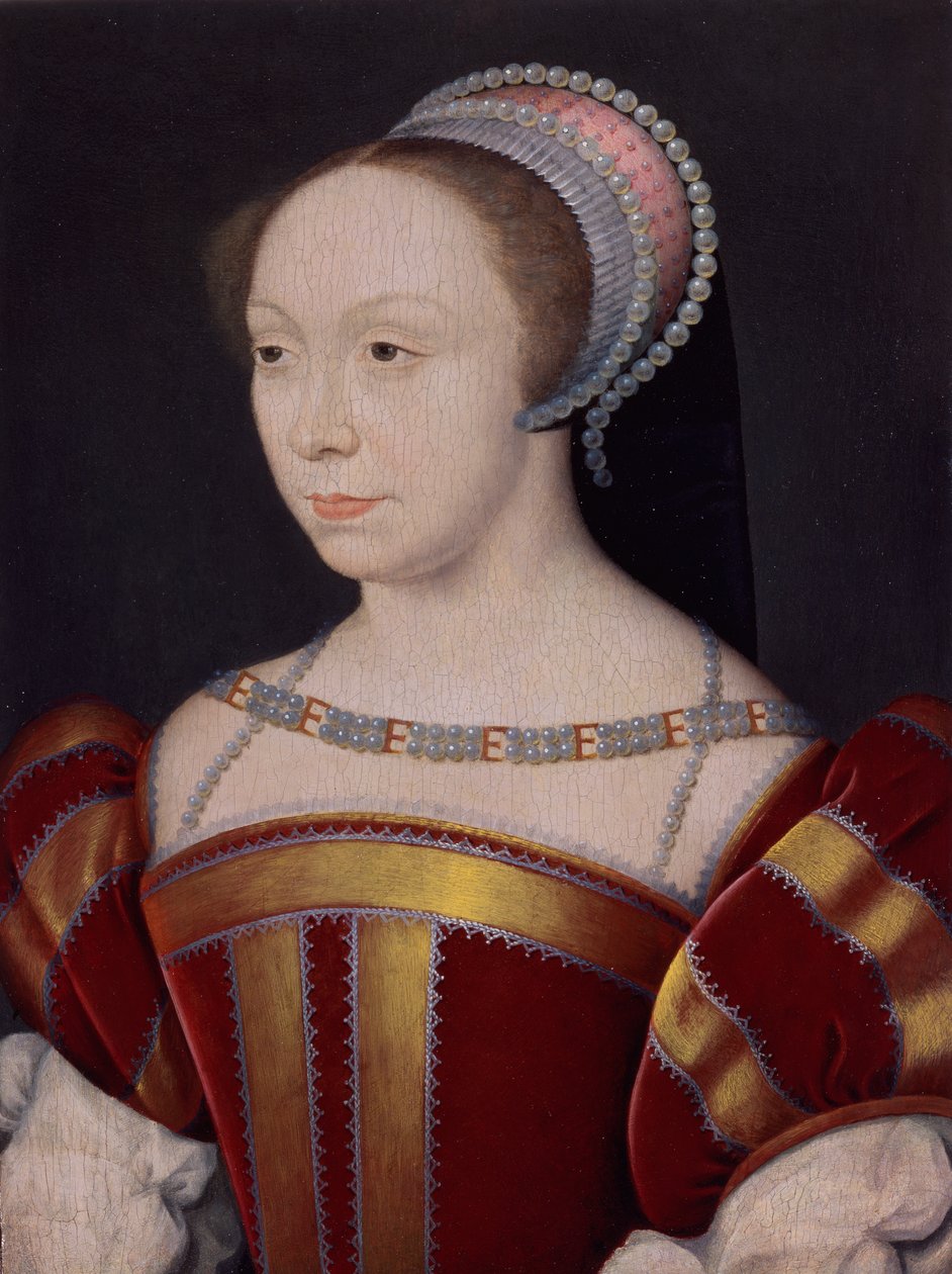 Françoise Breze (1515-1577), Duchess of Bouillon by Francois (attr. to) Clouet