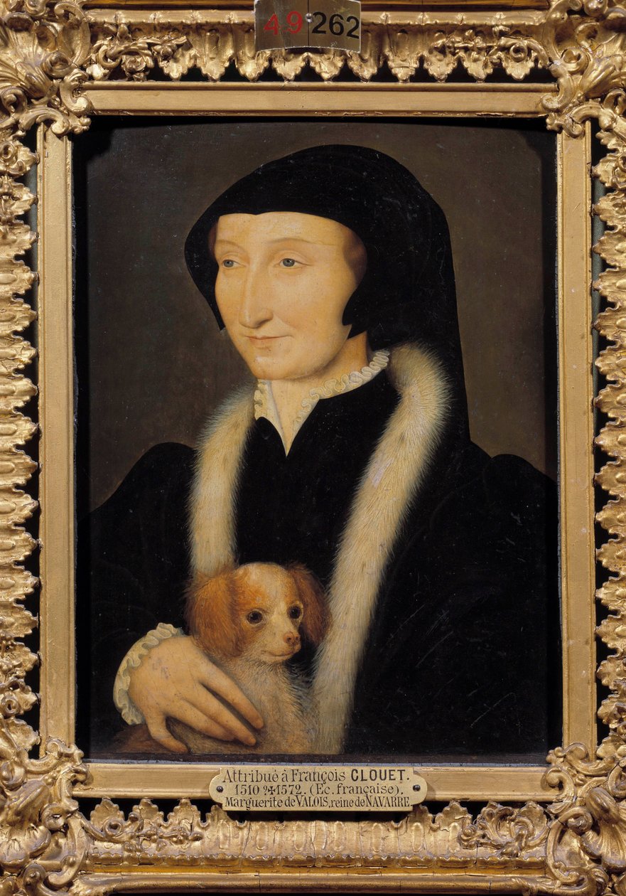 Portrait of Margarita of Angouleme, Queen of Navarre by Francois (attr. to) Clouet