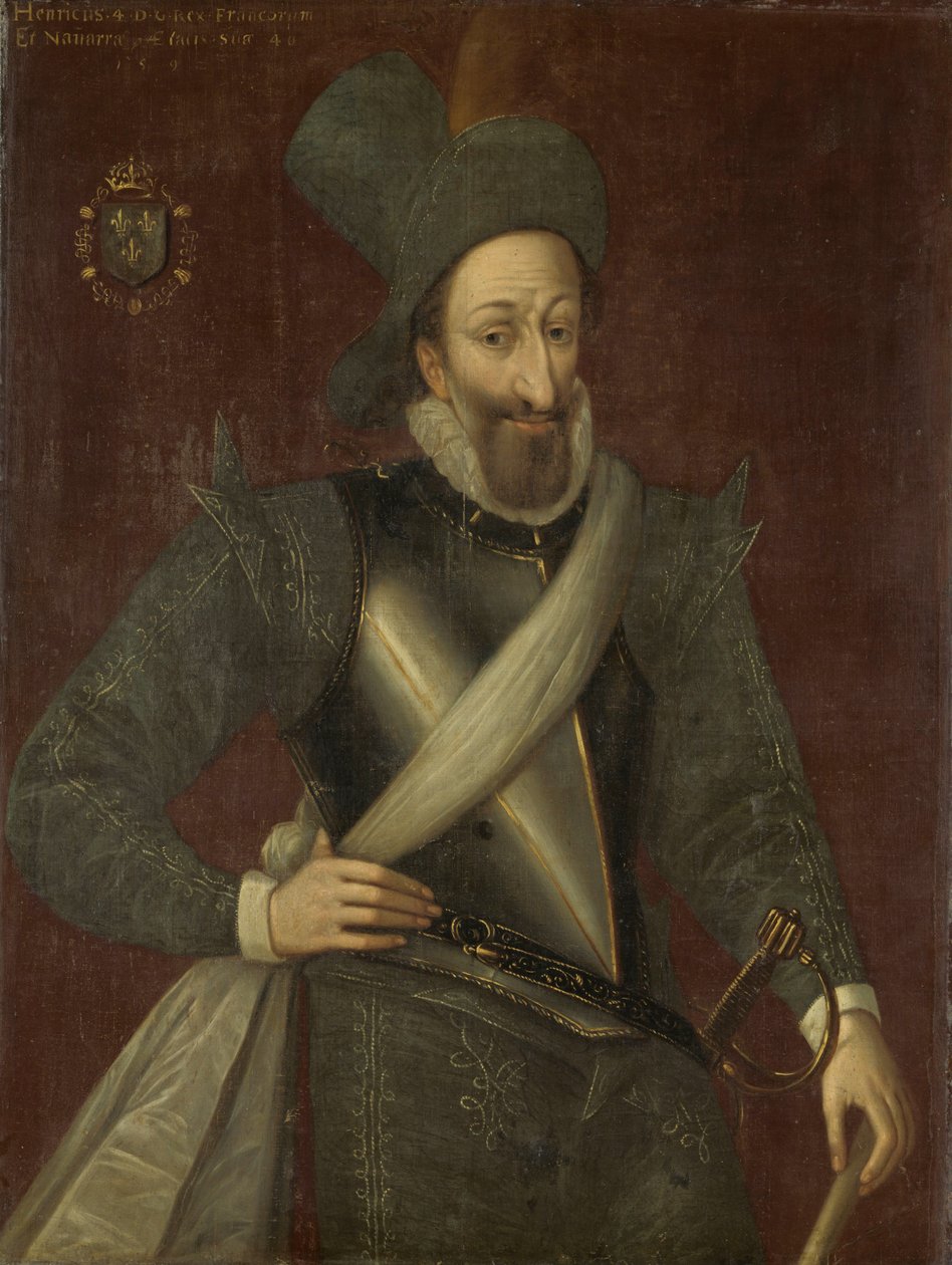 Henry IV, King of France (1553-1610) by Francois (circle of) Bunel