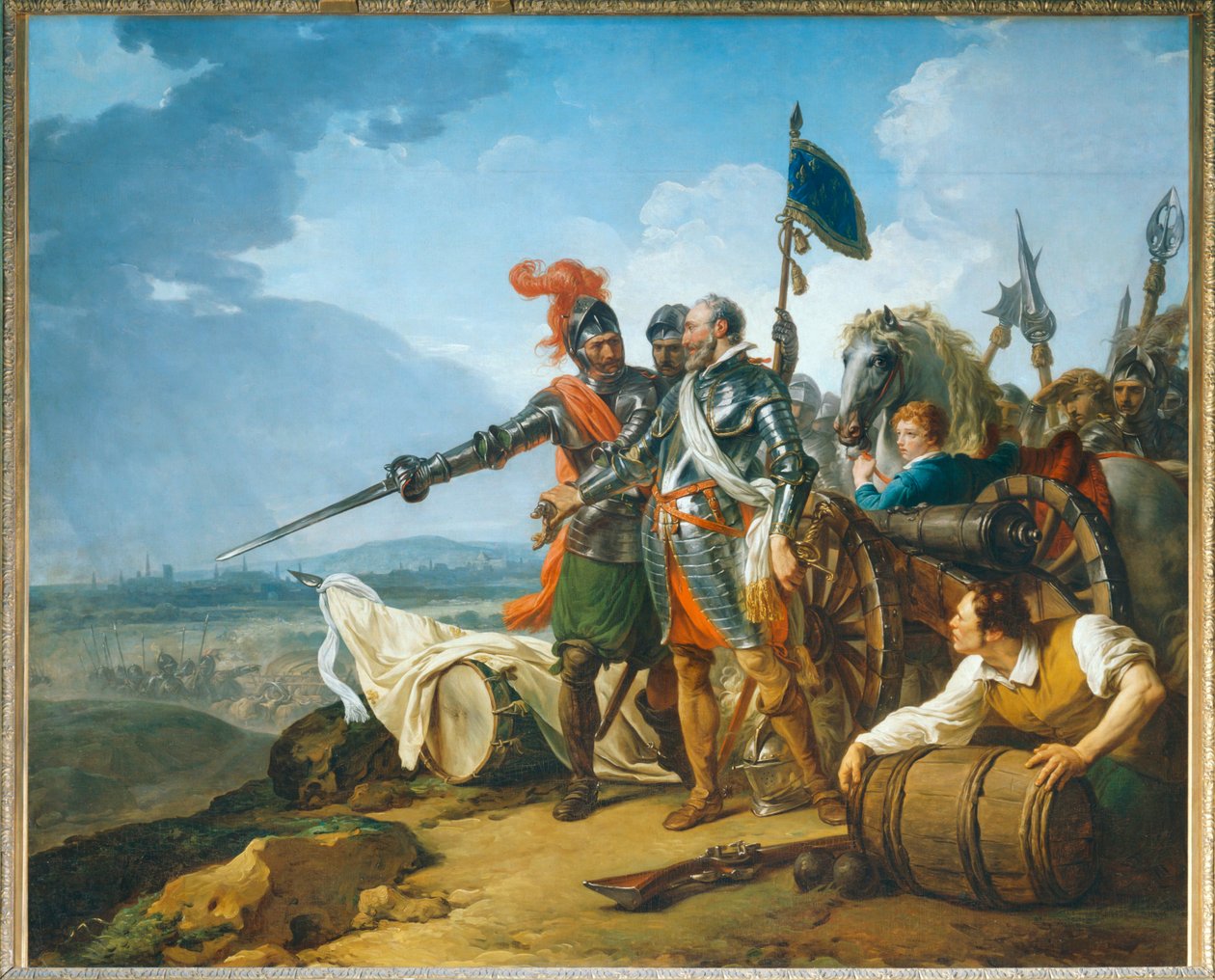 Henri IV Bringing Supplies into Paris by François André Vincent