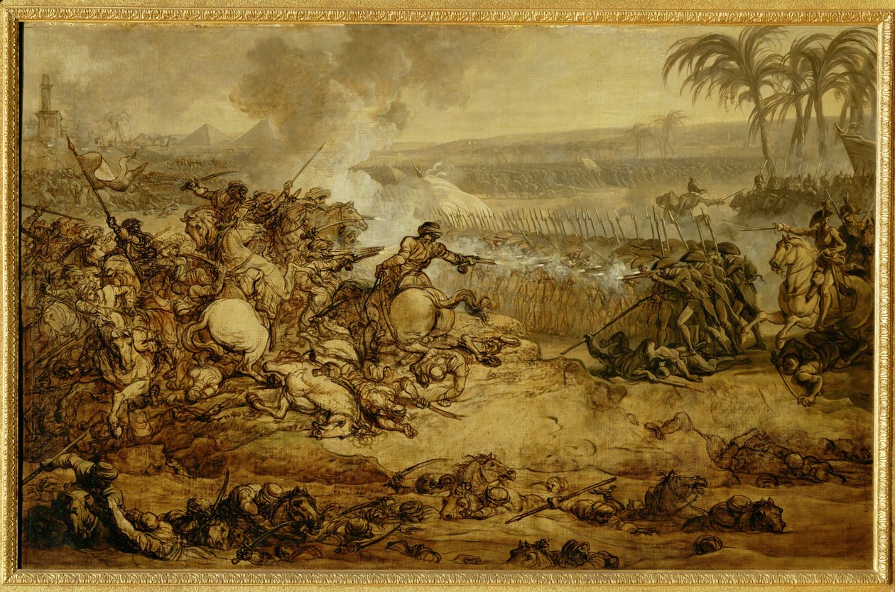 The Battle of the Pyramids by François André Vincent