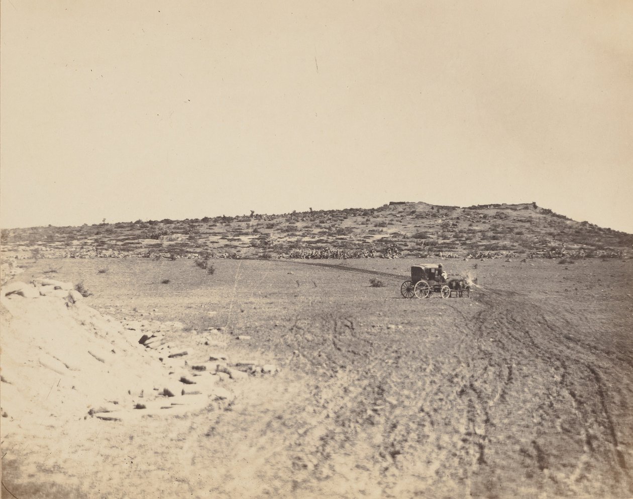 Site of Execution of Emperor Maximilian by Francois Aubert