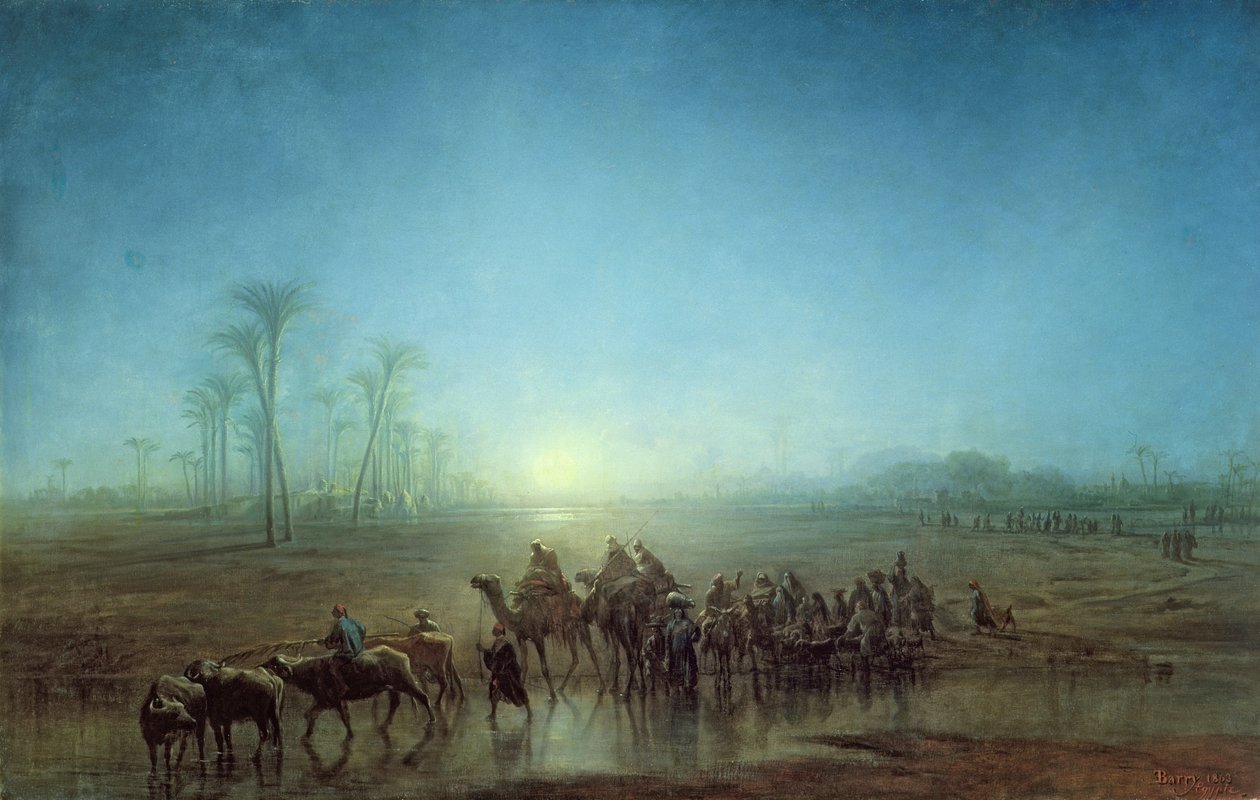 Caravan of Bedouins by Francois Barry