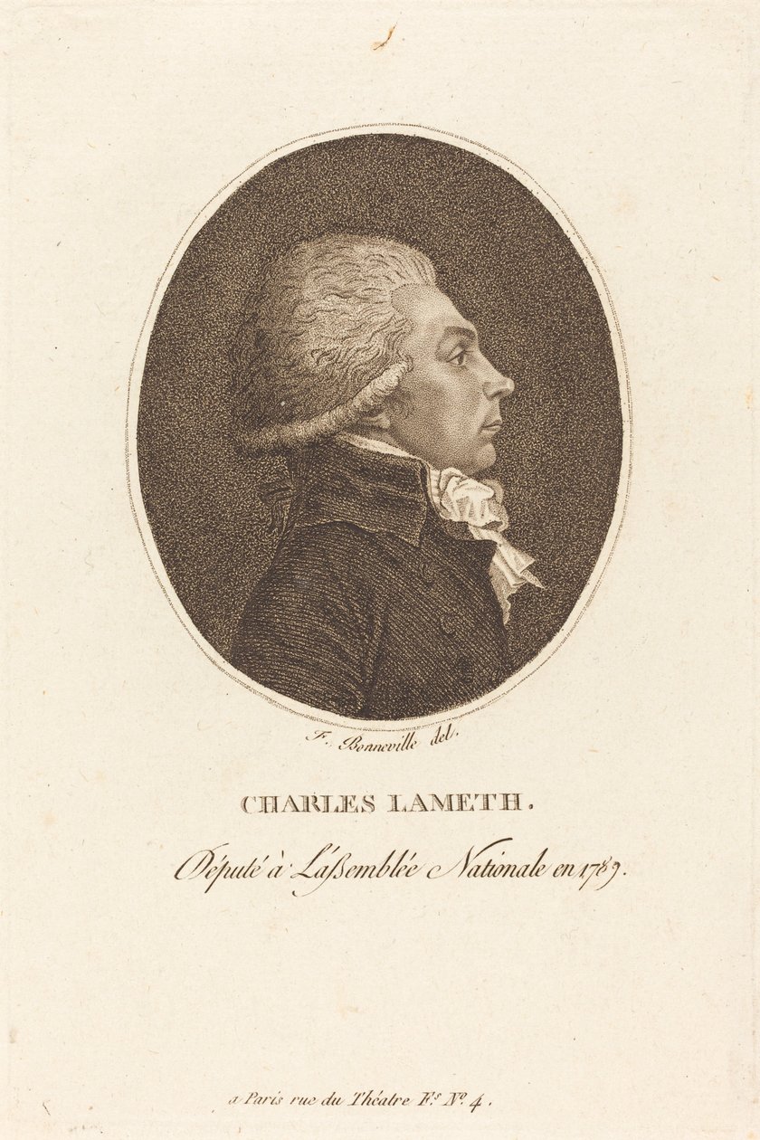 Charles Lameth by Francois Bonneville