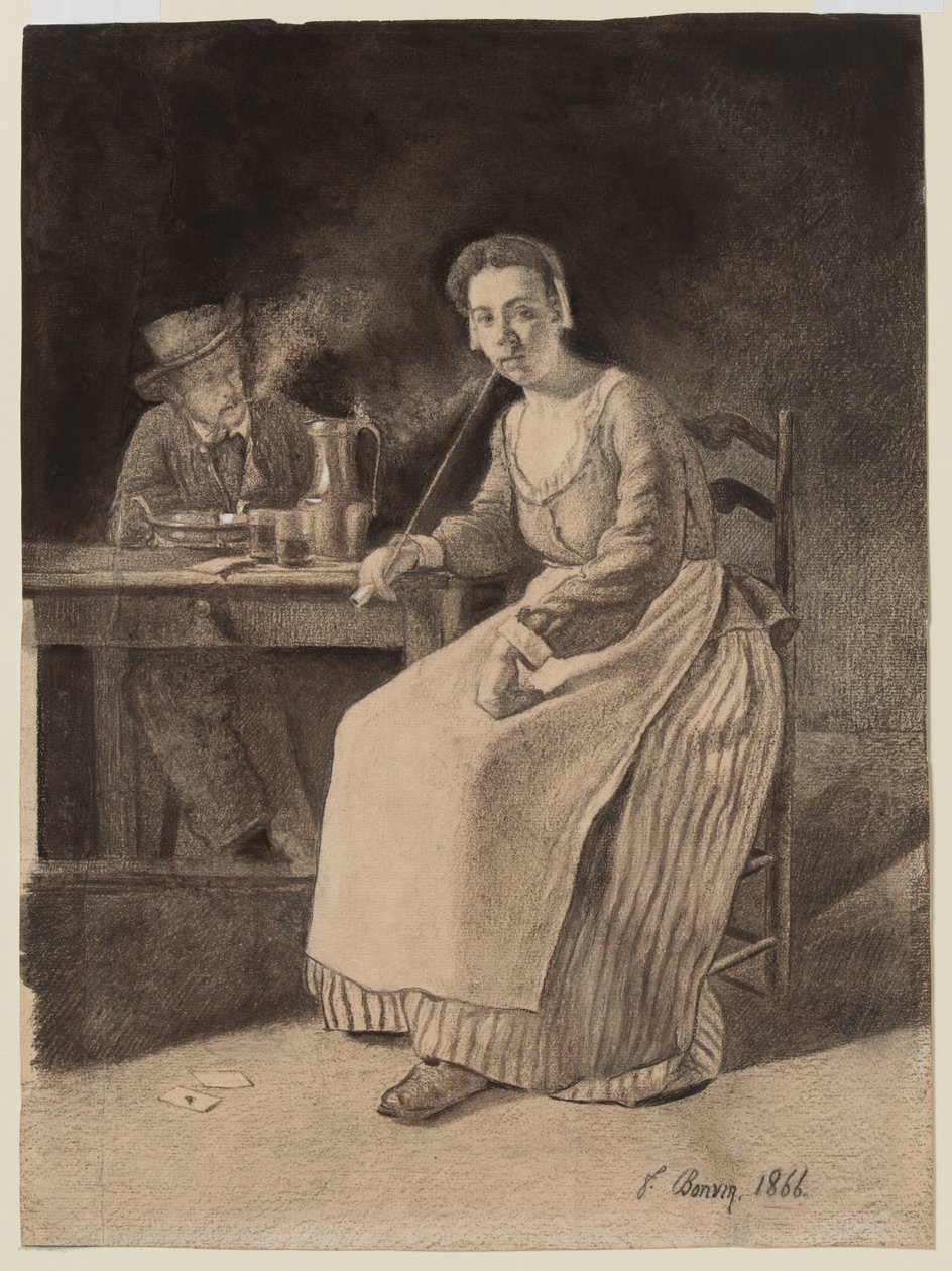 Interior of a Tavern by François Bonvin