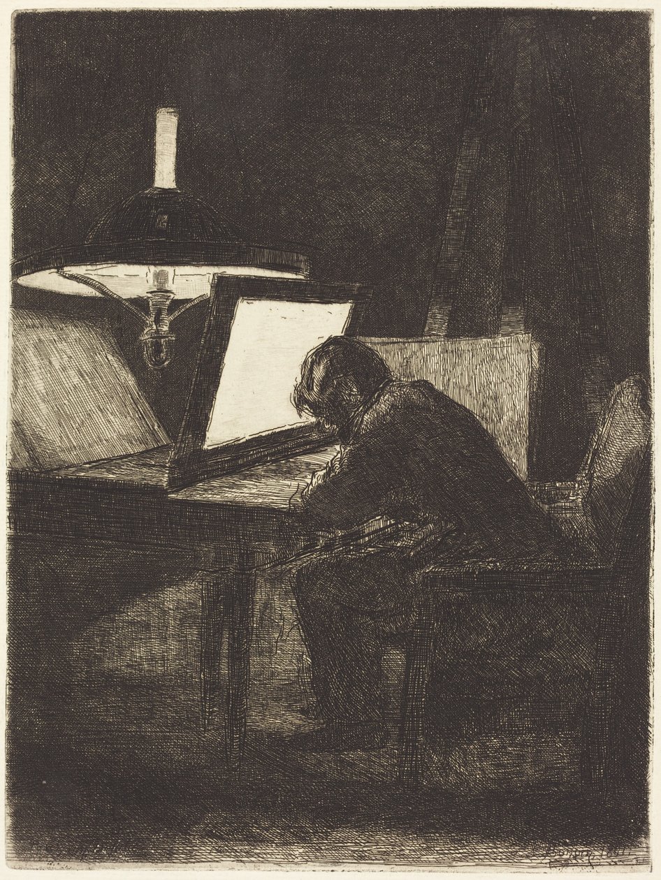 The Printmaker by François Bonvin
