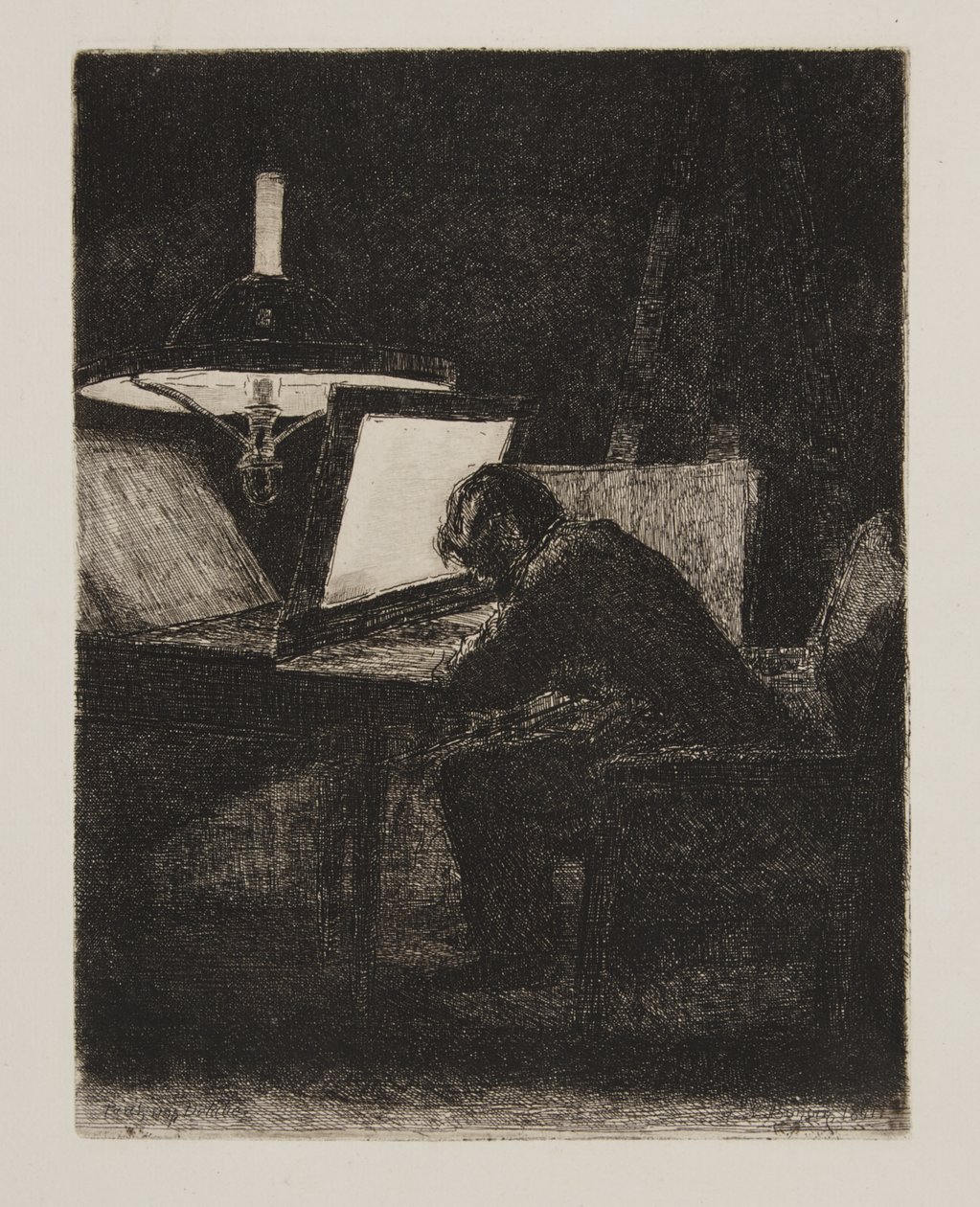 The Printmaker by François Bonvin
