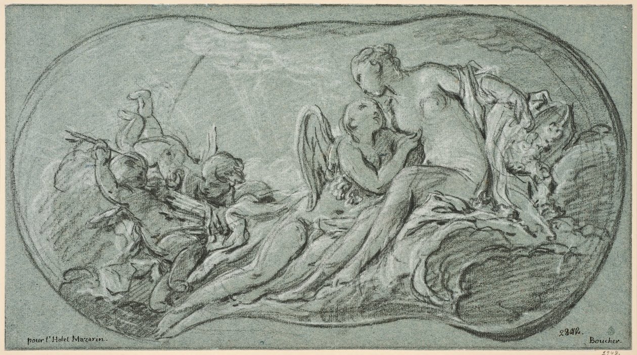 Cupid and Psyche by François Boucher