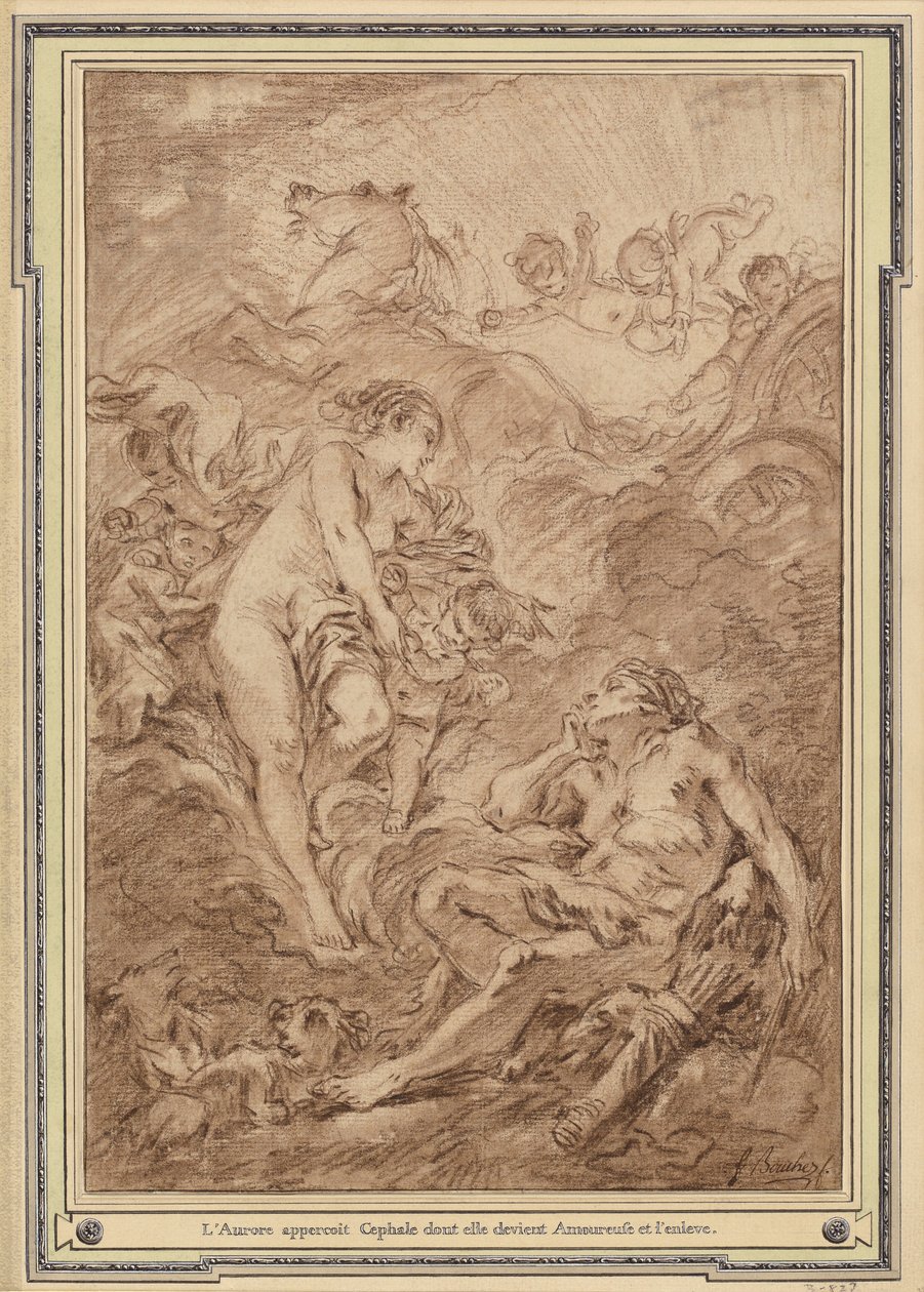 Aurora and Cephalus, c.1766 by Francois Boucher