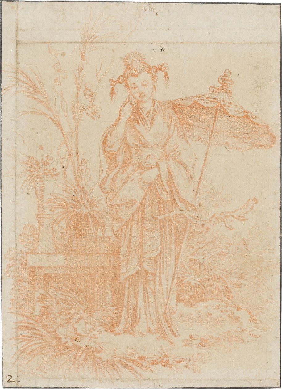 Chinoiserie (The Mistress of the Garden) by François Boucher