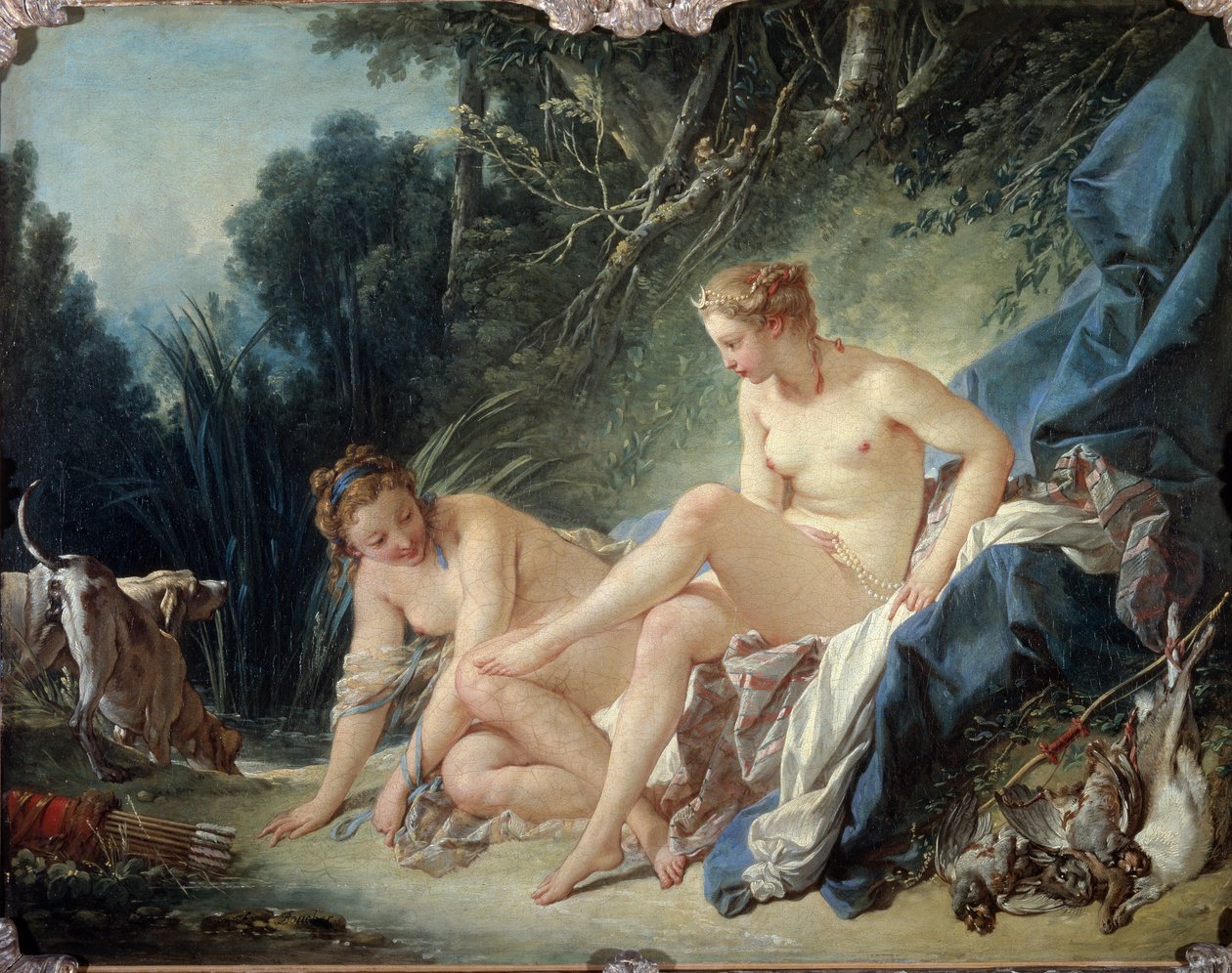 Diana Leaving the Bathroom by François Boucher