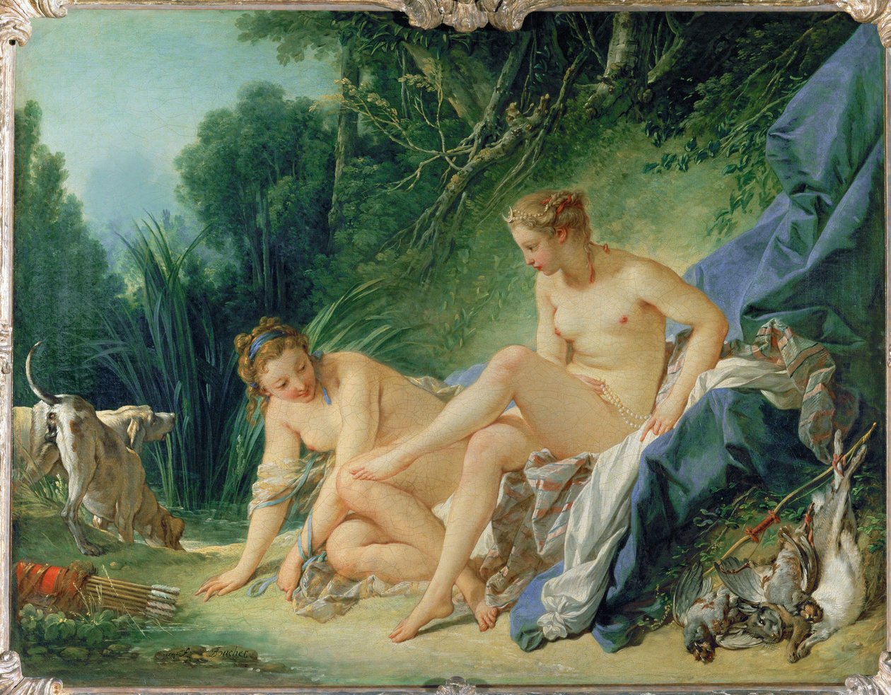 Diana Bathing by François Boucher