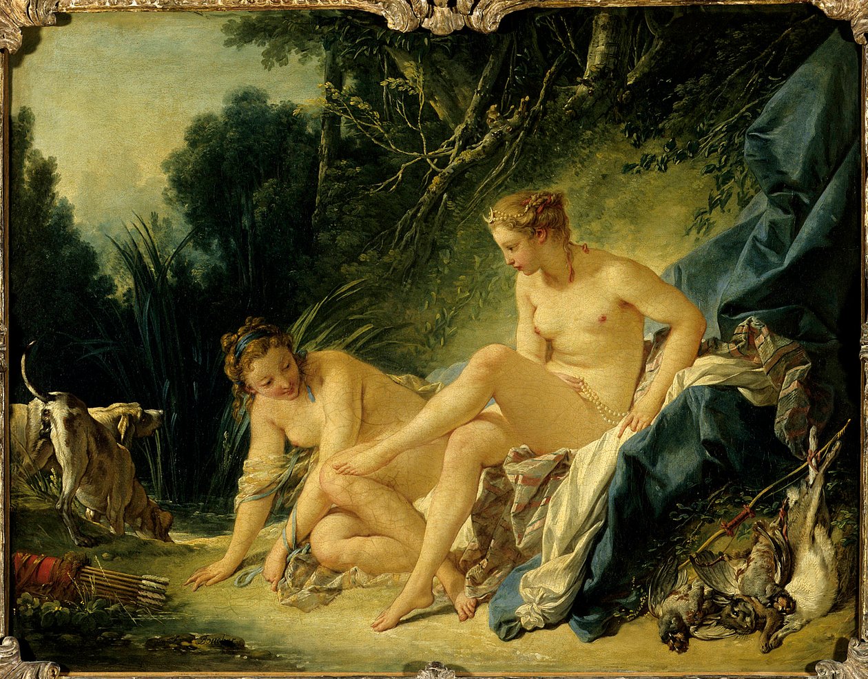 Diana Leaving the Bath by François Boucher