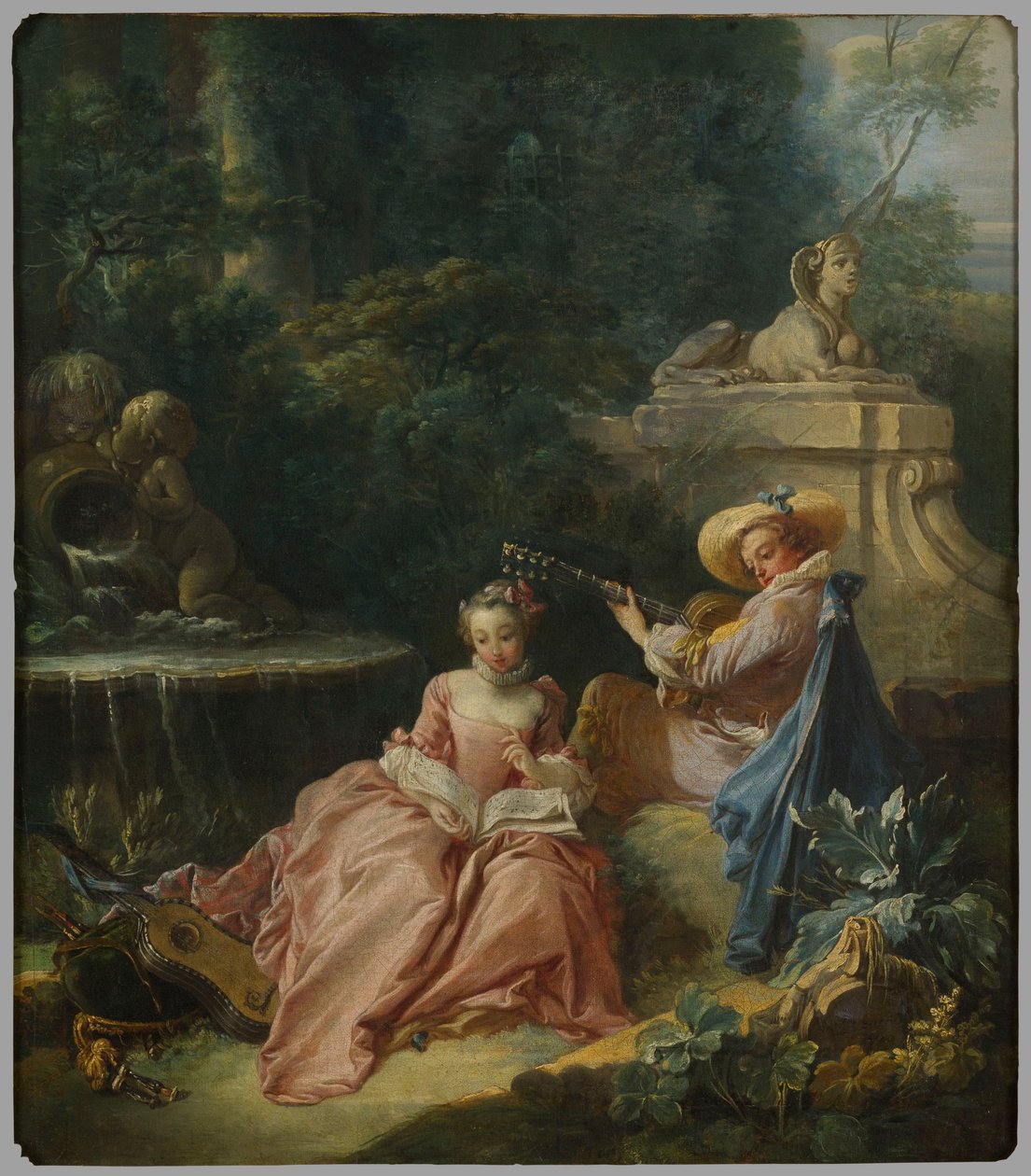 The Music Lesson by François Boucher