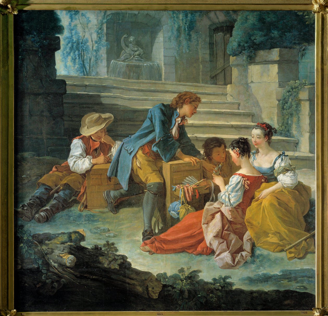 The Little Peddler by François Boucher