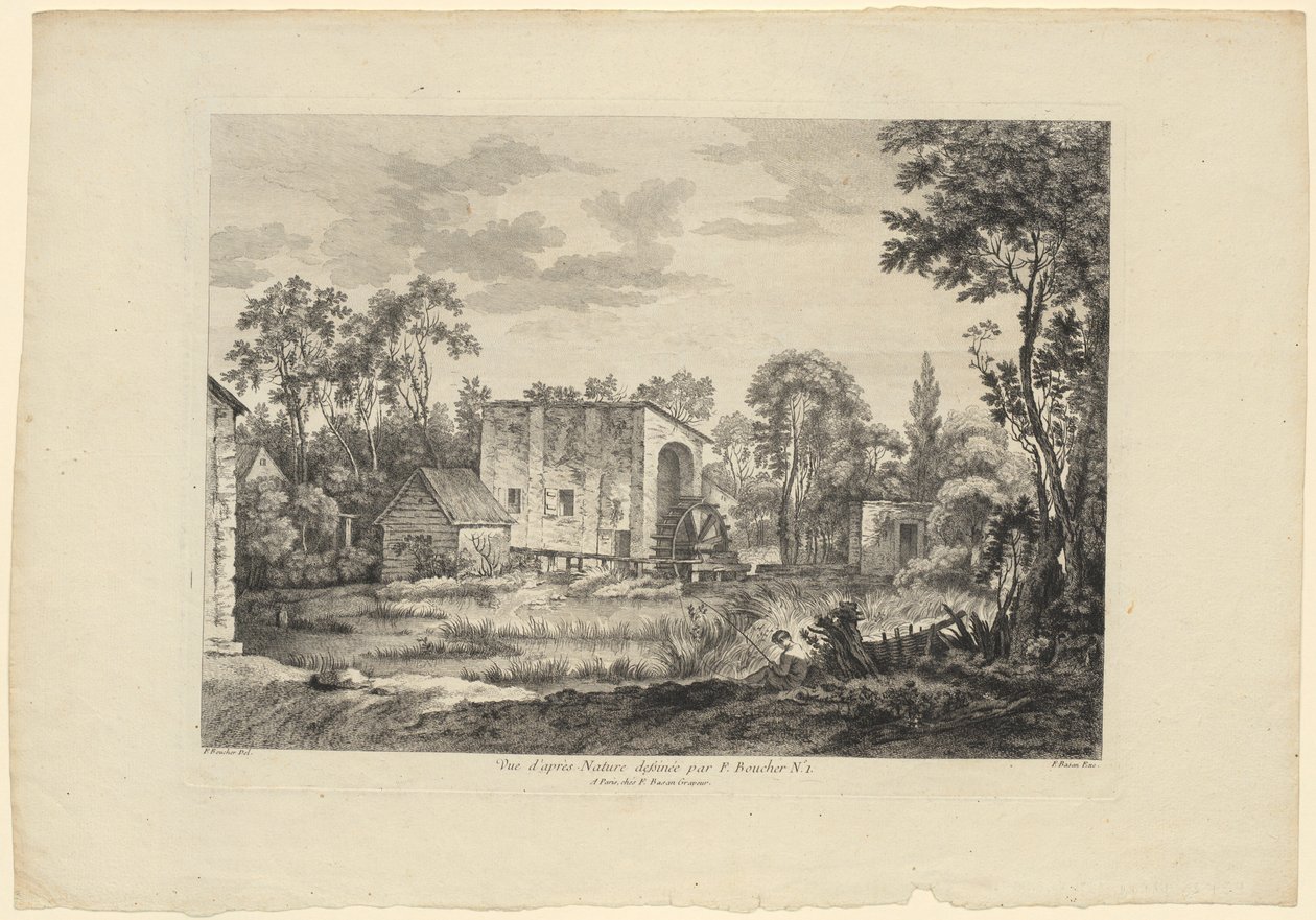 Nature Study after François Boucher (No. 1) by François Boucher