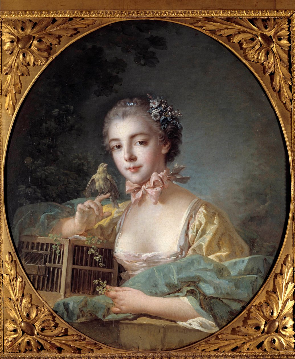 Portrait of Madame Baudoin, Daughter of the Painter by François Boucher