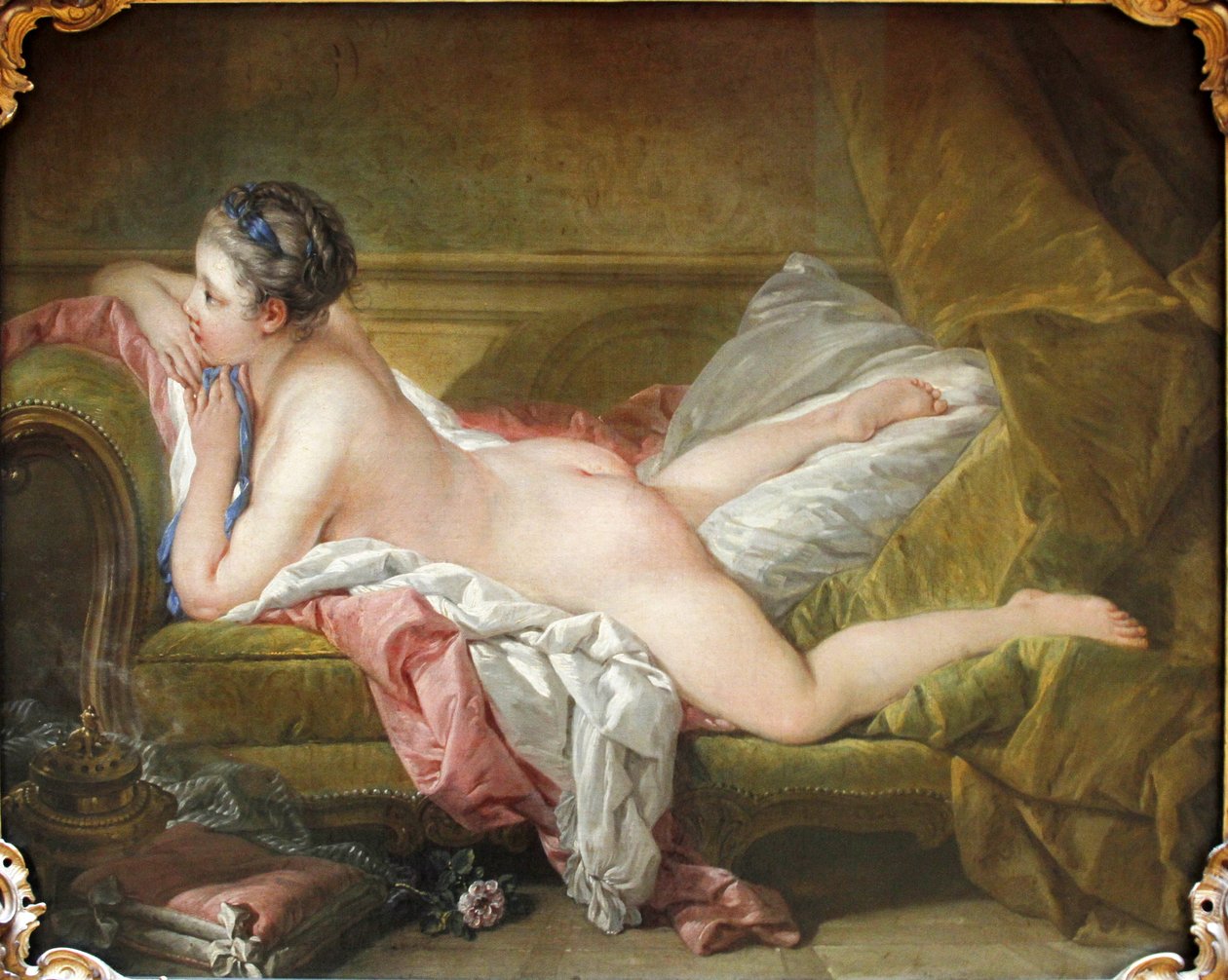 Reclining Girl by François Boucher