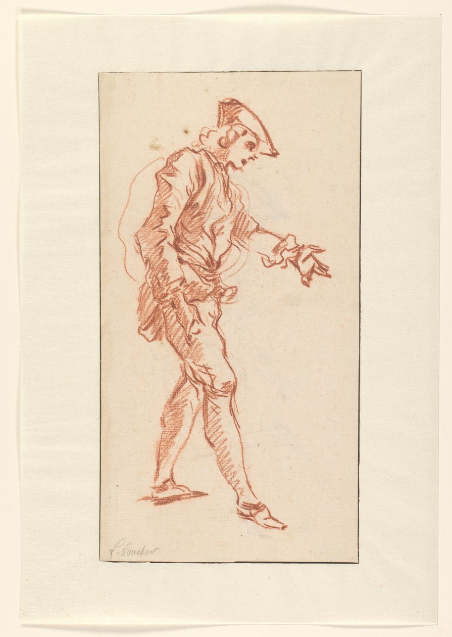 Standing Huntsman by François Boucher