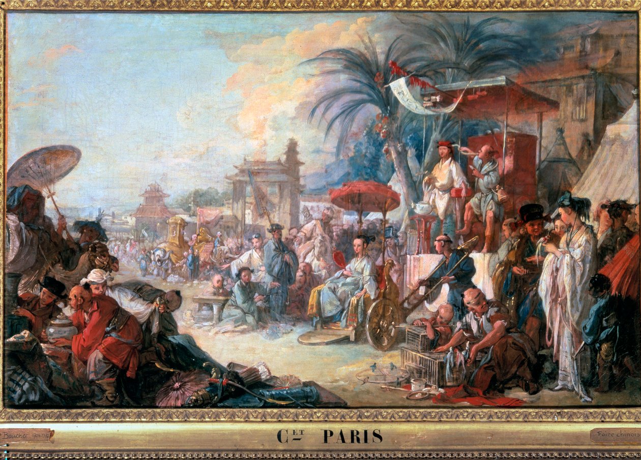 The Chinese Fair by François Boucher