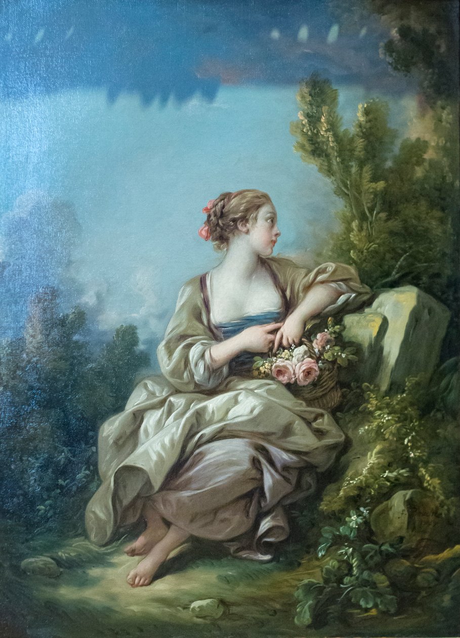 The Little Gardener by François Boucher