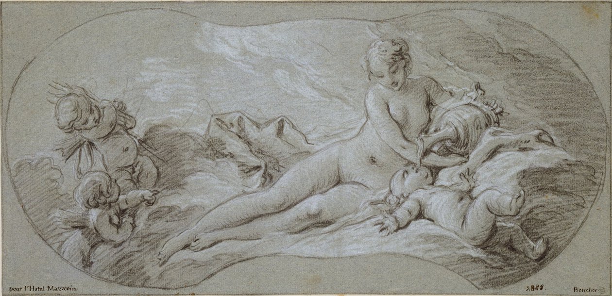 Venus Intoxicates Amor with Nectar by François Boucher