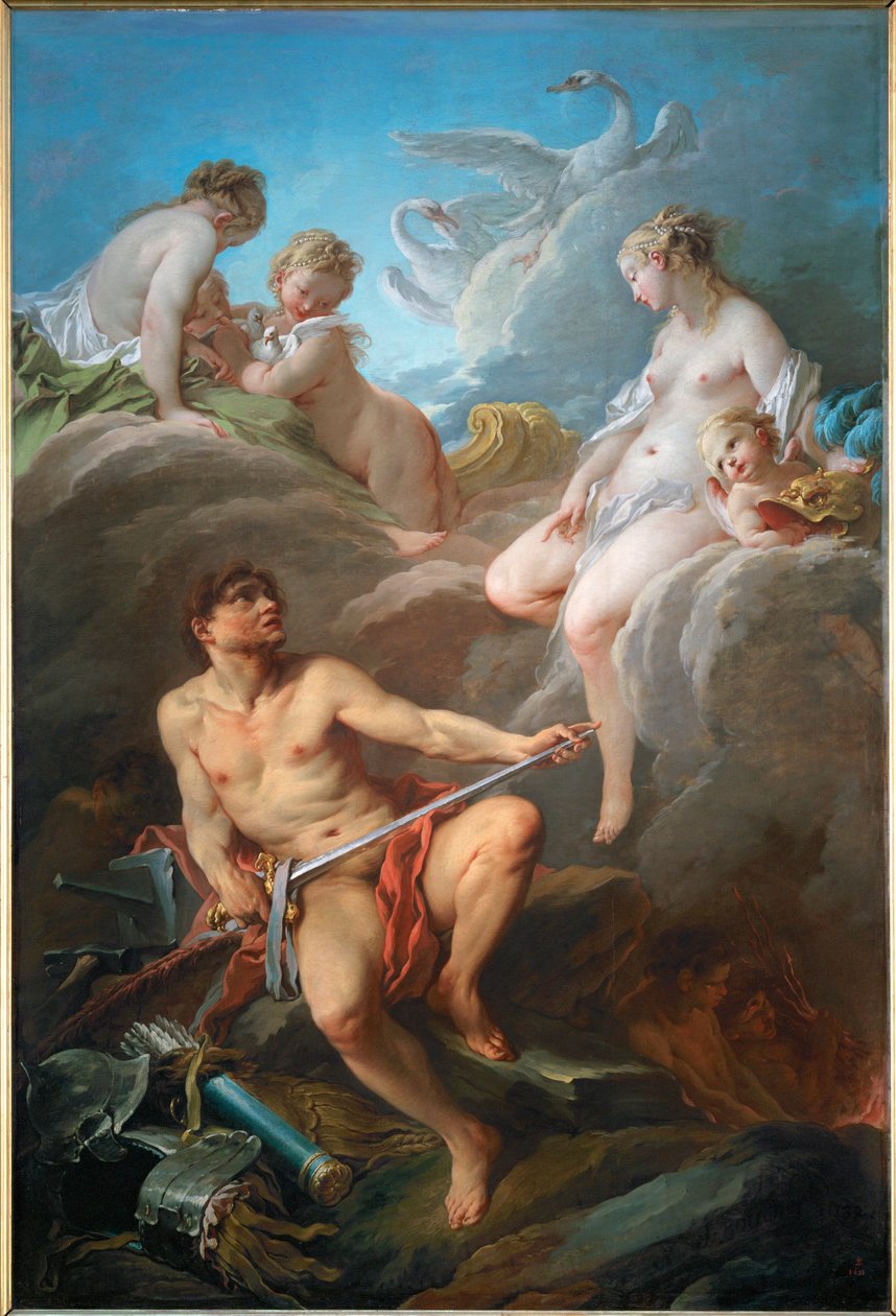 Venus Asks Vulcan to Forge Arms for Aeneas by François Boucher