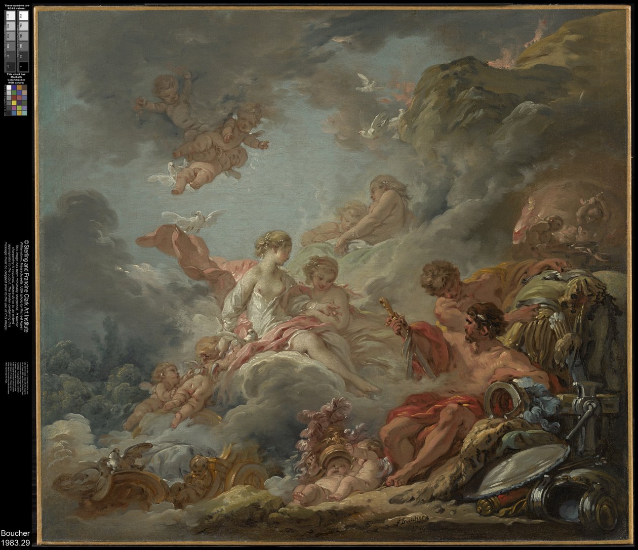 Vulcan Presenting Arms to Venus for Aeneas by François Boucher