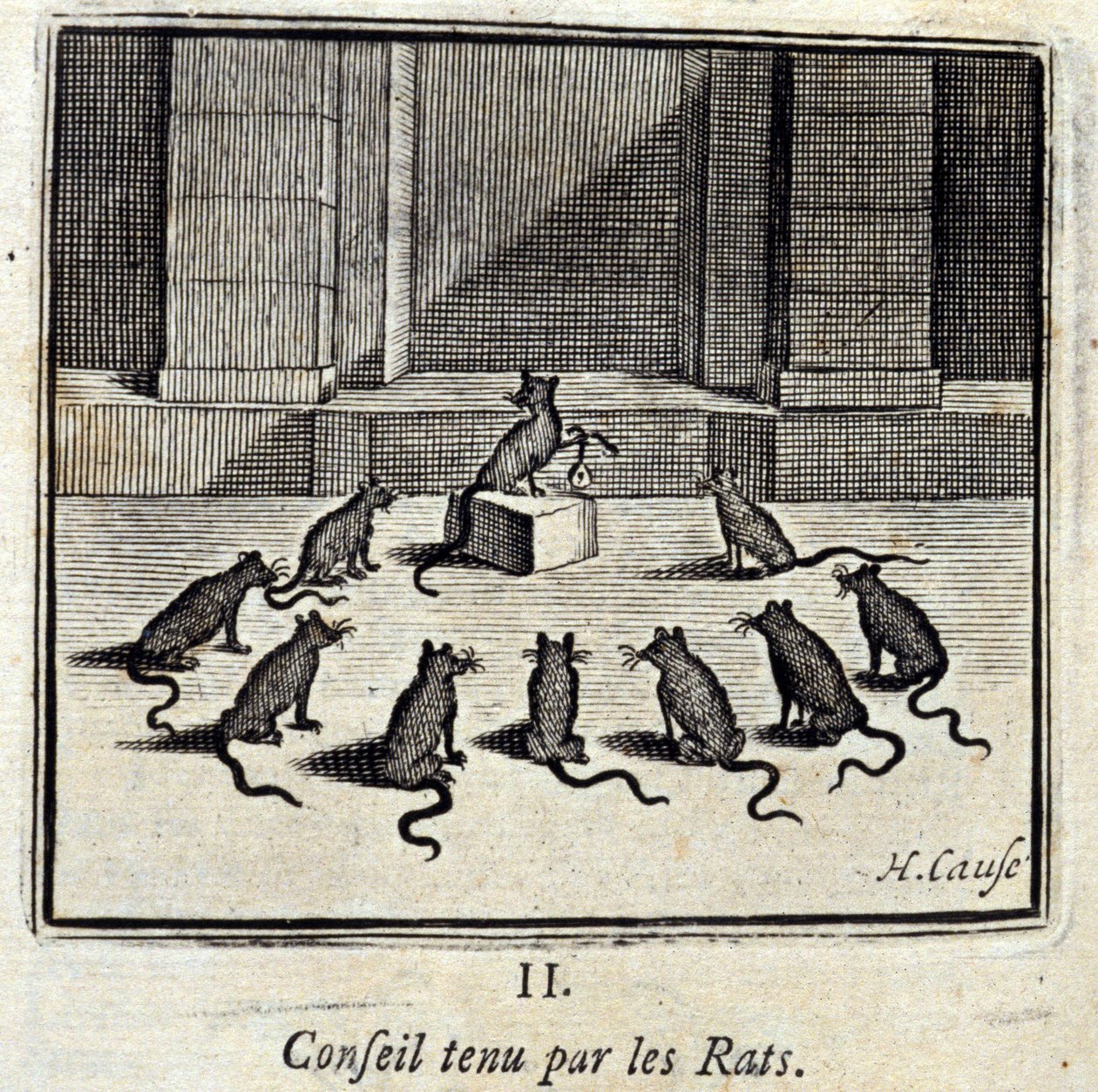 Council Held by the Rats by Francois Chauveau