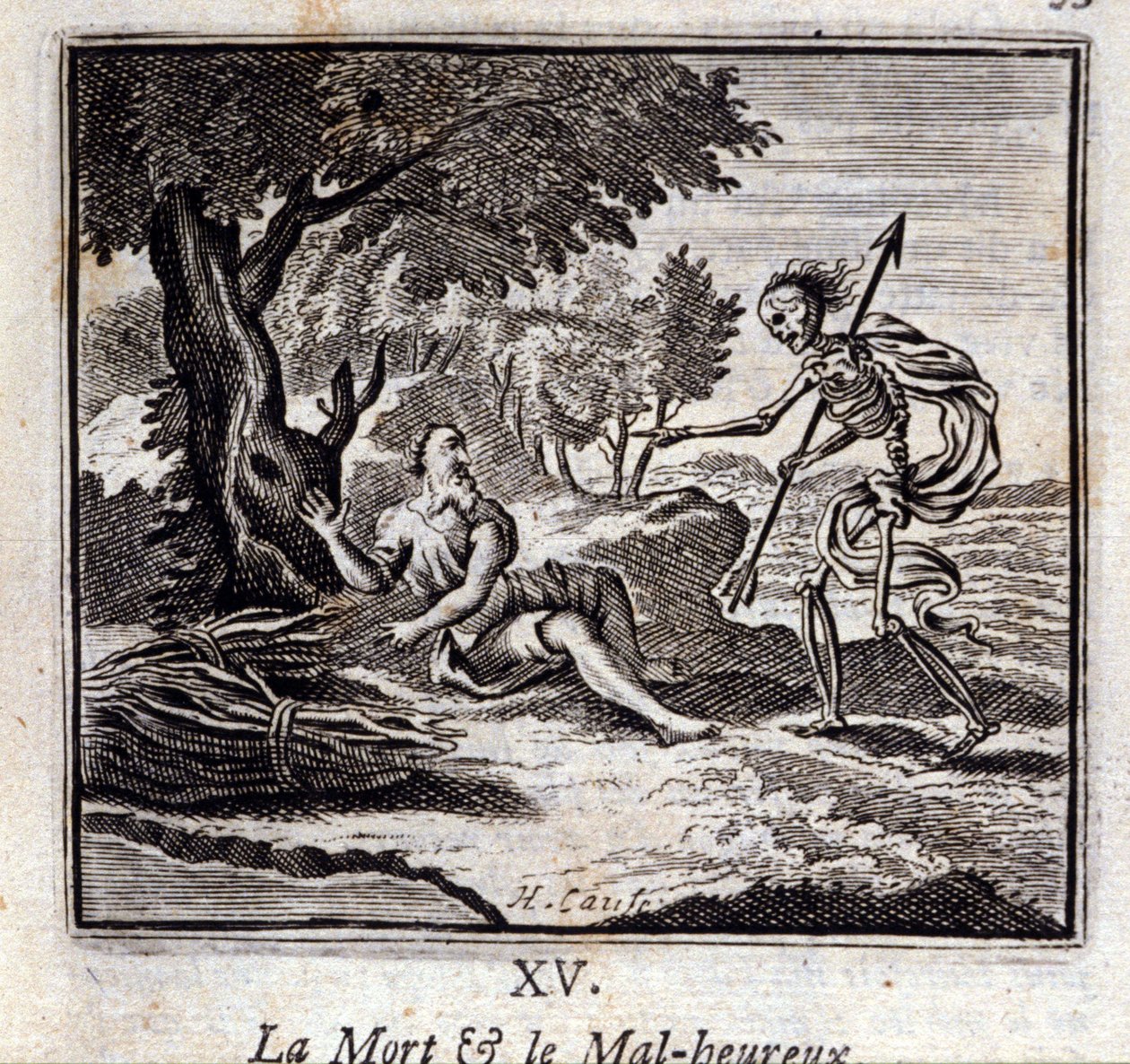 Death and the Unhappy by Francois Chauveau