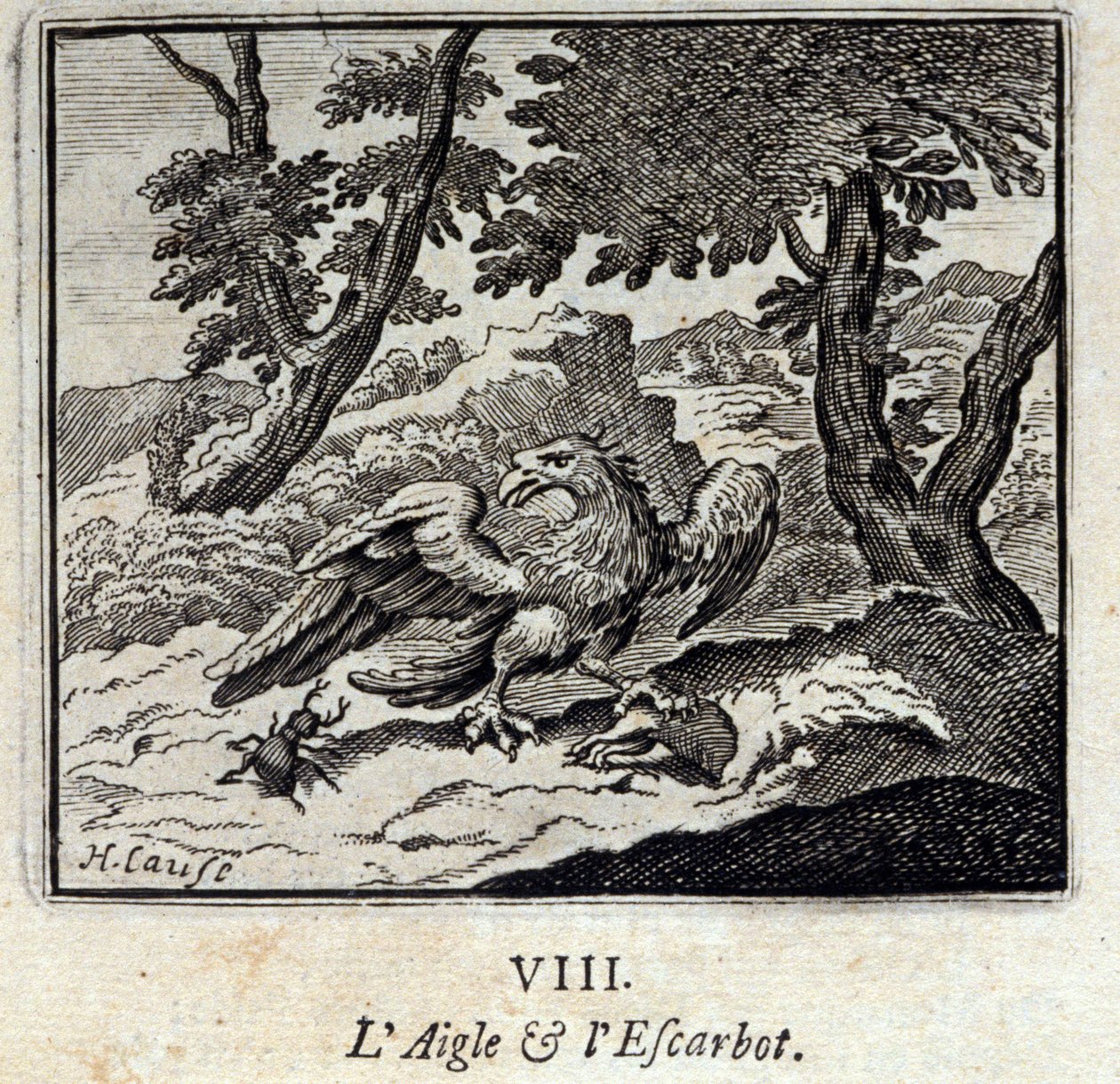 The Eagle and the Snail by Francois Chauveau