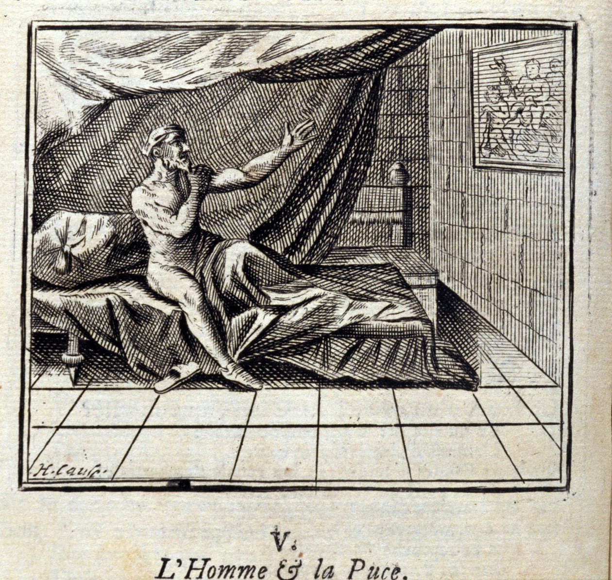 The Man and the Flea by Francois Chauveau