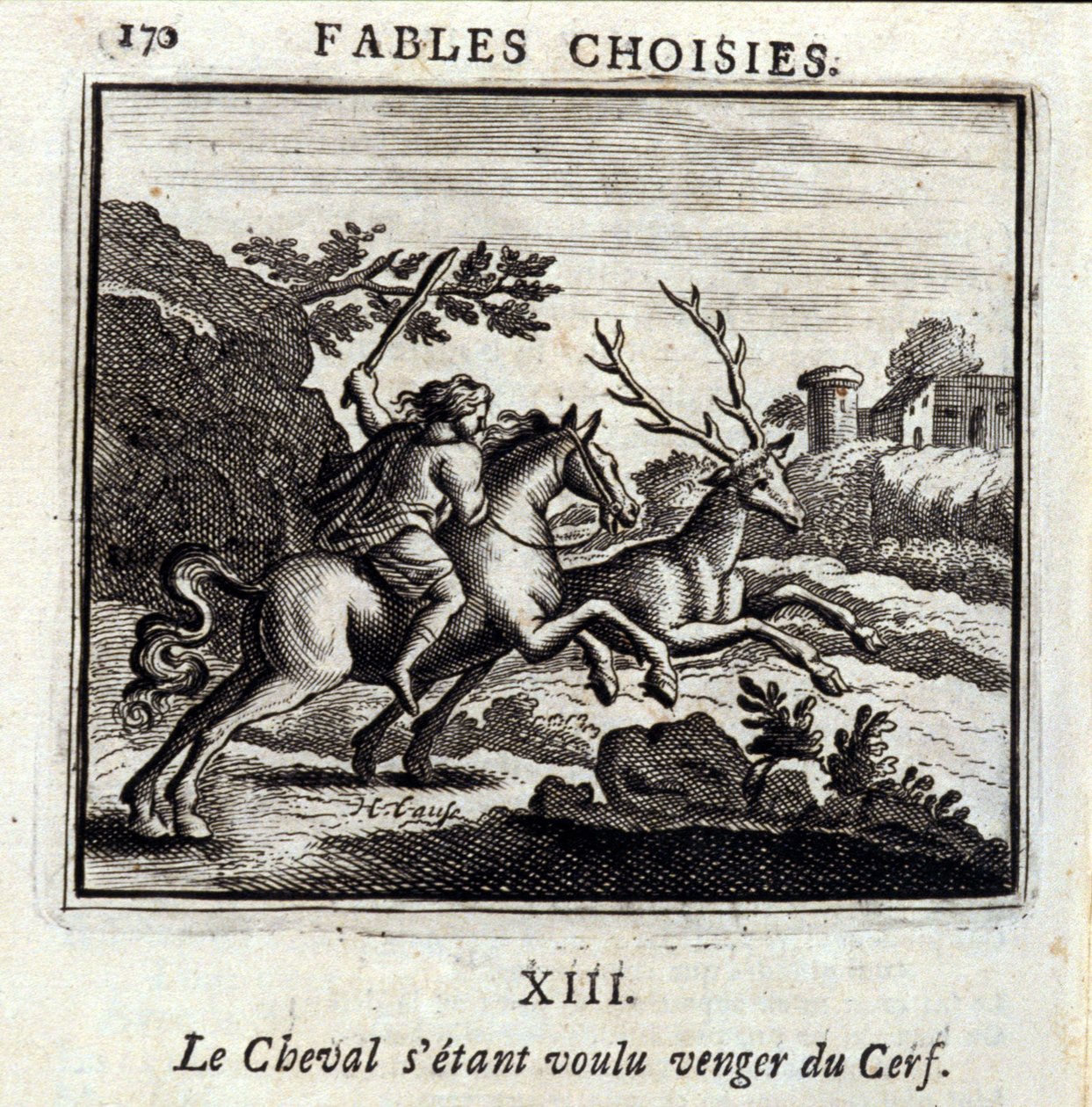 The Horse Wanted Revenge for the Deer by Francois Chauveau