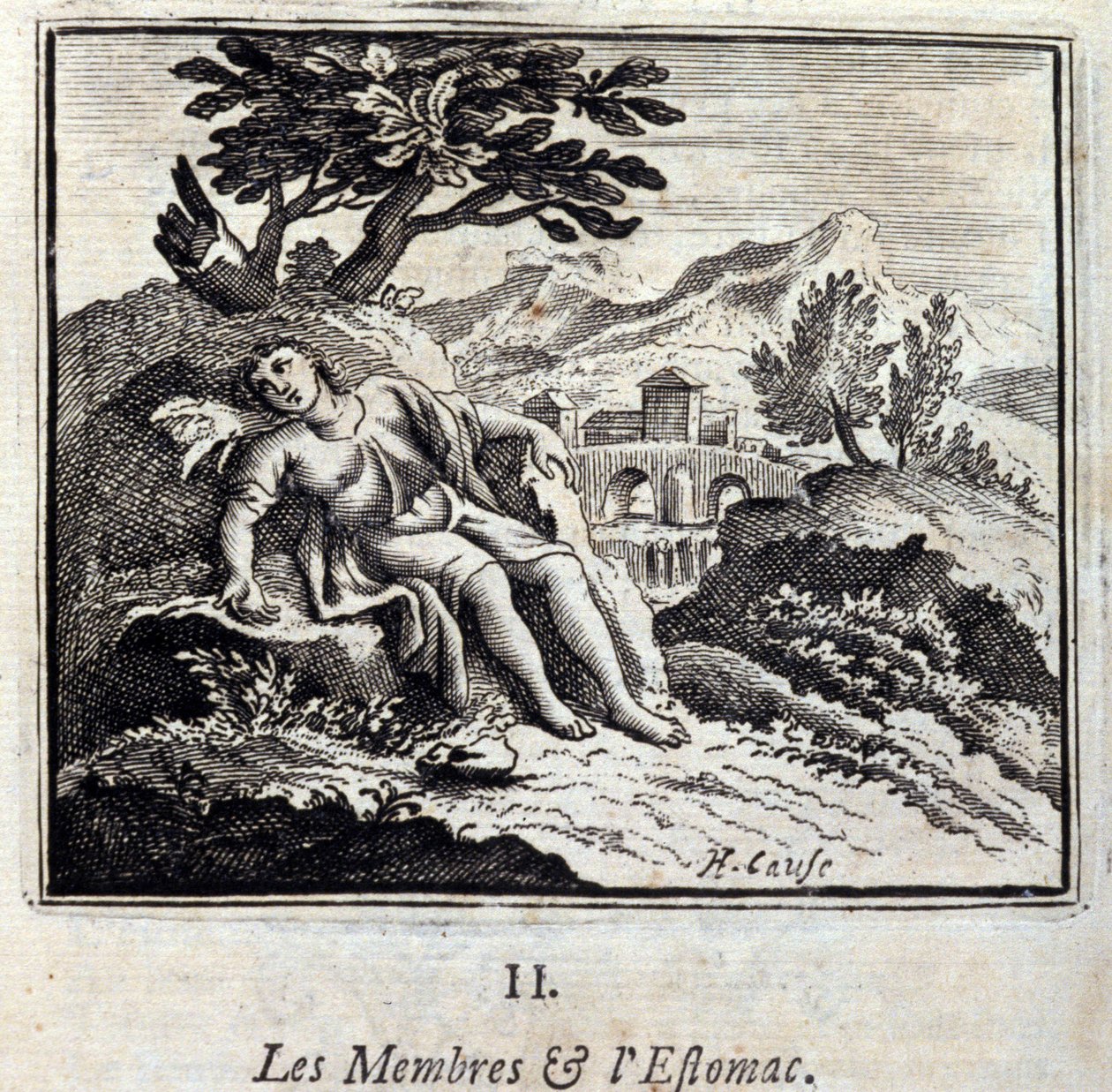 Members and Stomach (Illustration by François Chauveau) by Francois Chauveau
