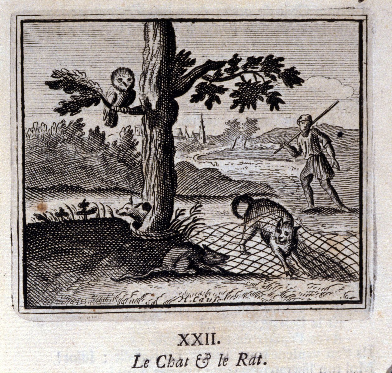 The Cat and the Rat by Francois Chauveau