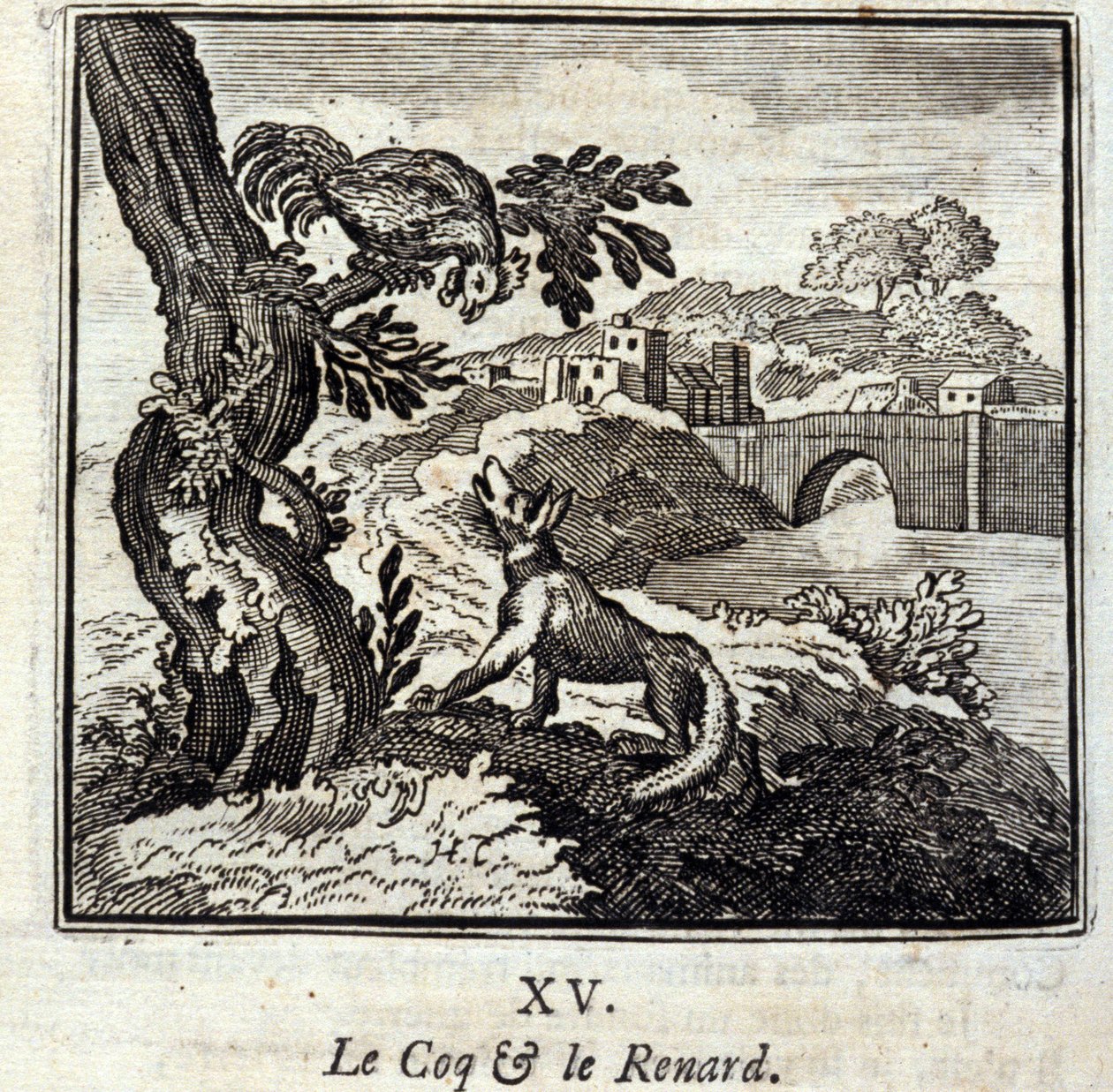 The Rooster and the Fox by Francois Chauveau