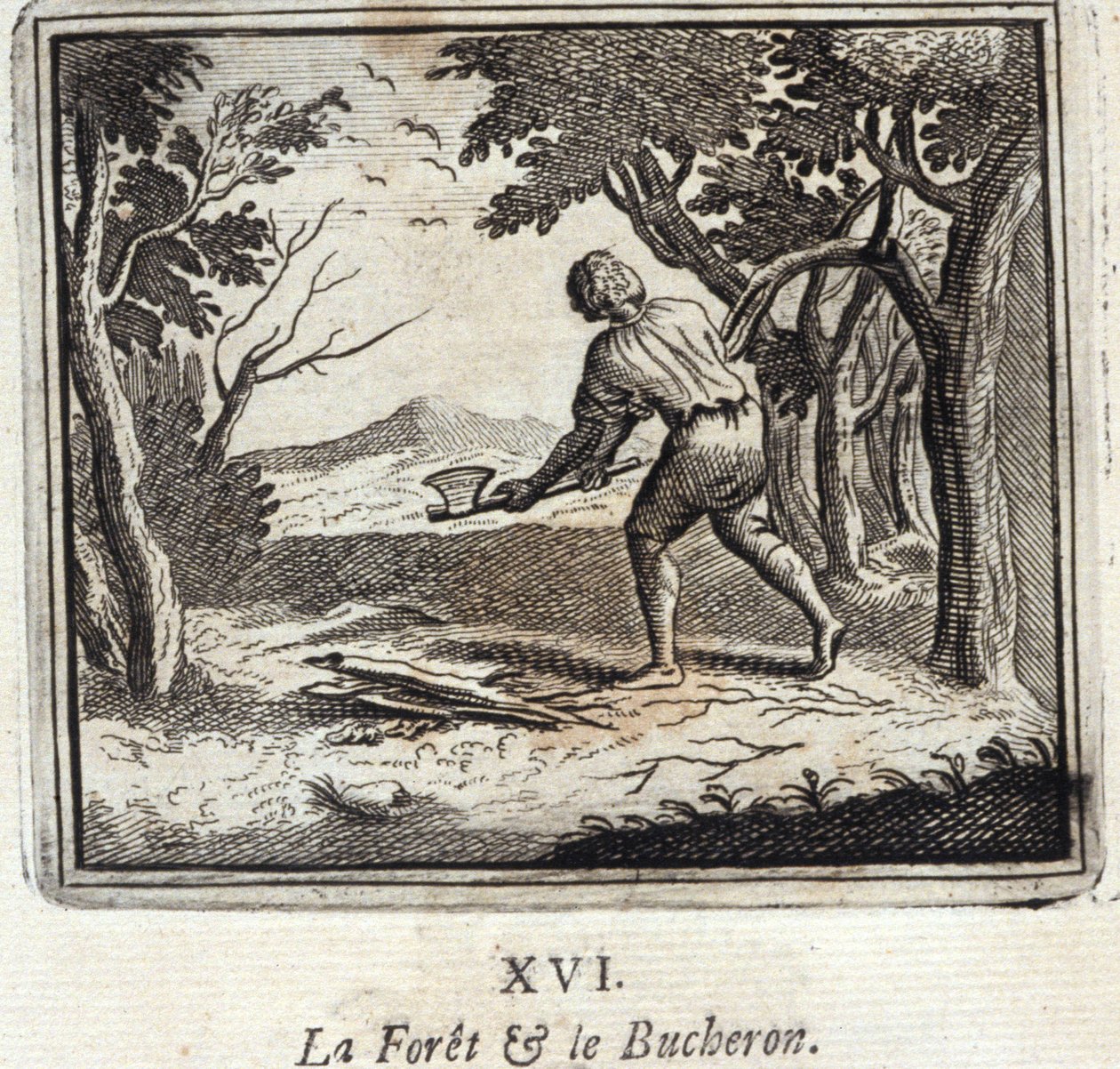 The Forest and the Woodcutter by Francois Chauveau