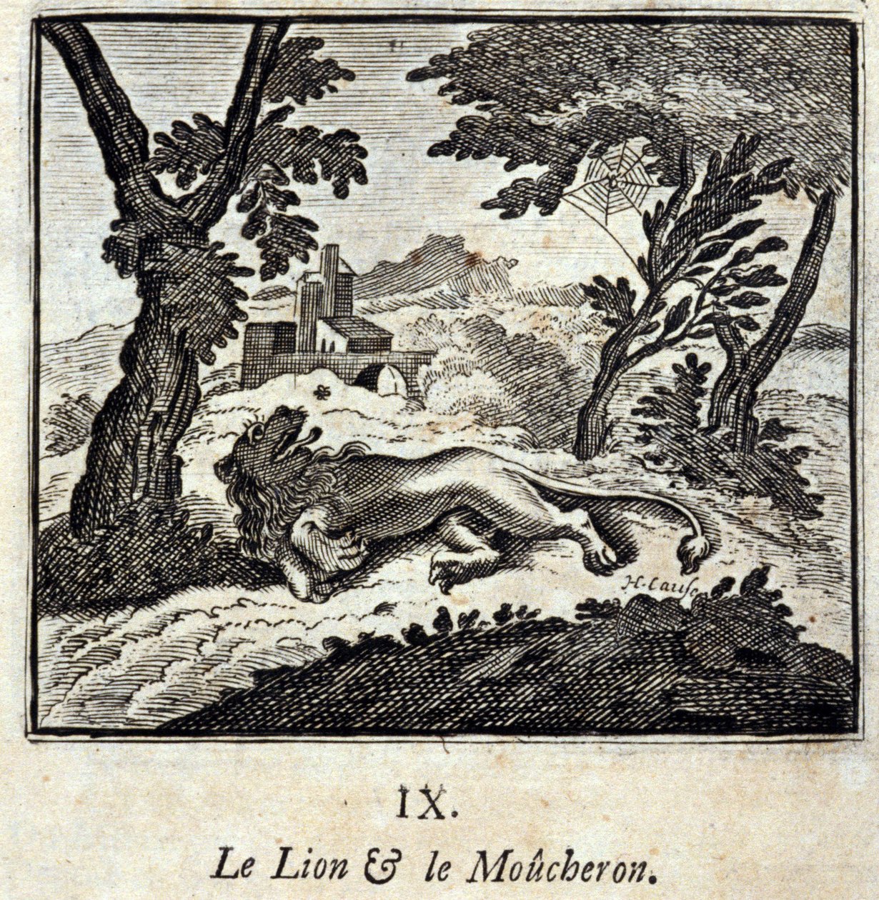 The Lion and the Flycatcher by Francois Chauveau