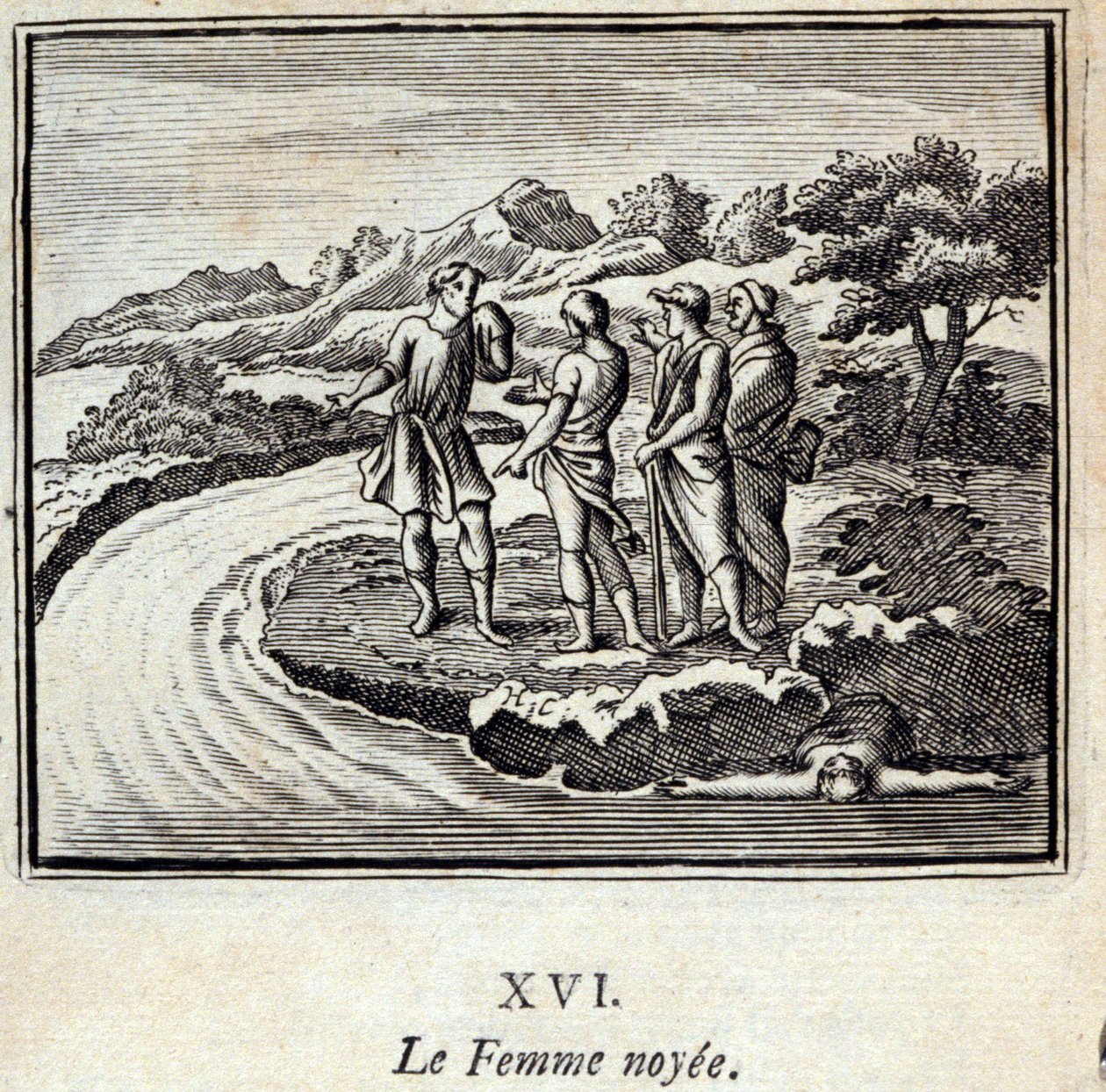 The Noyee Woman (Illustration by François Chauveau) by Francois Chauveau