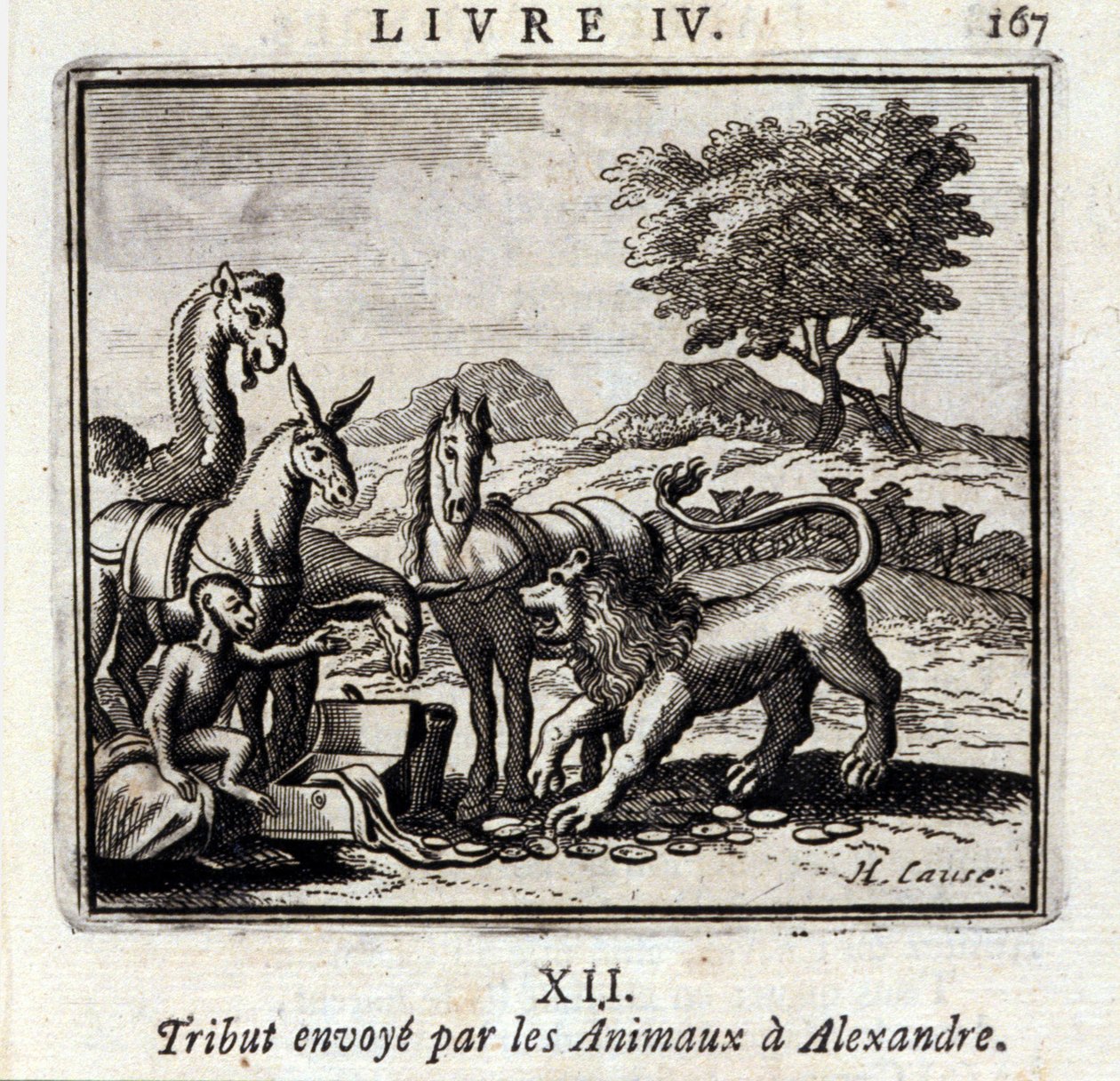 Tribute Sent by the Animals to Alexander by Francois Chauveau
